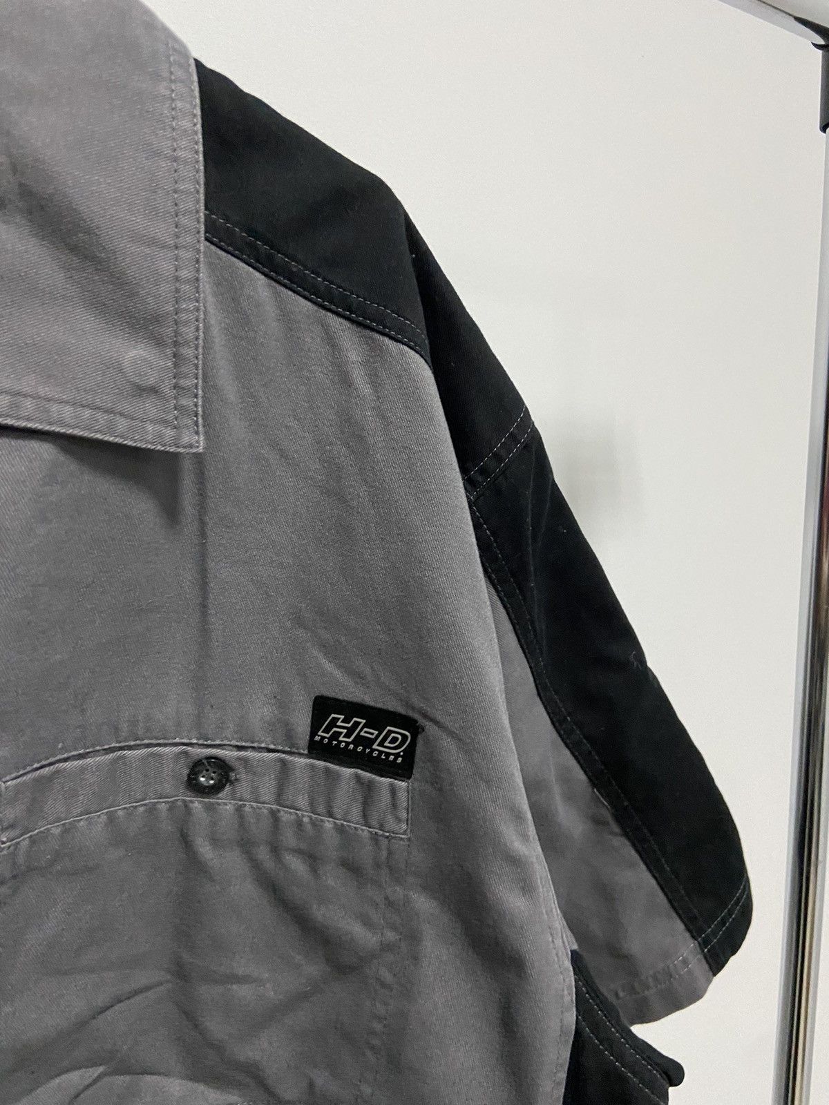 Harley Davidson × Vintage Harley Davidson buttons shirt vintage big logo biker Size US XL / EU 56 / 4 - 5 Thumbnail