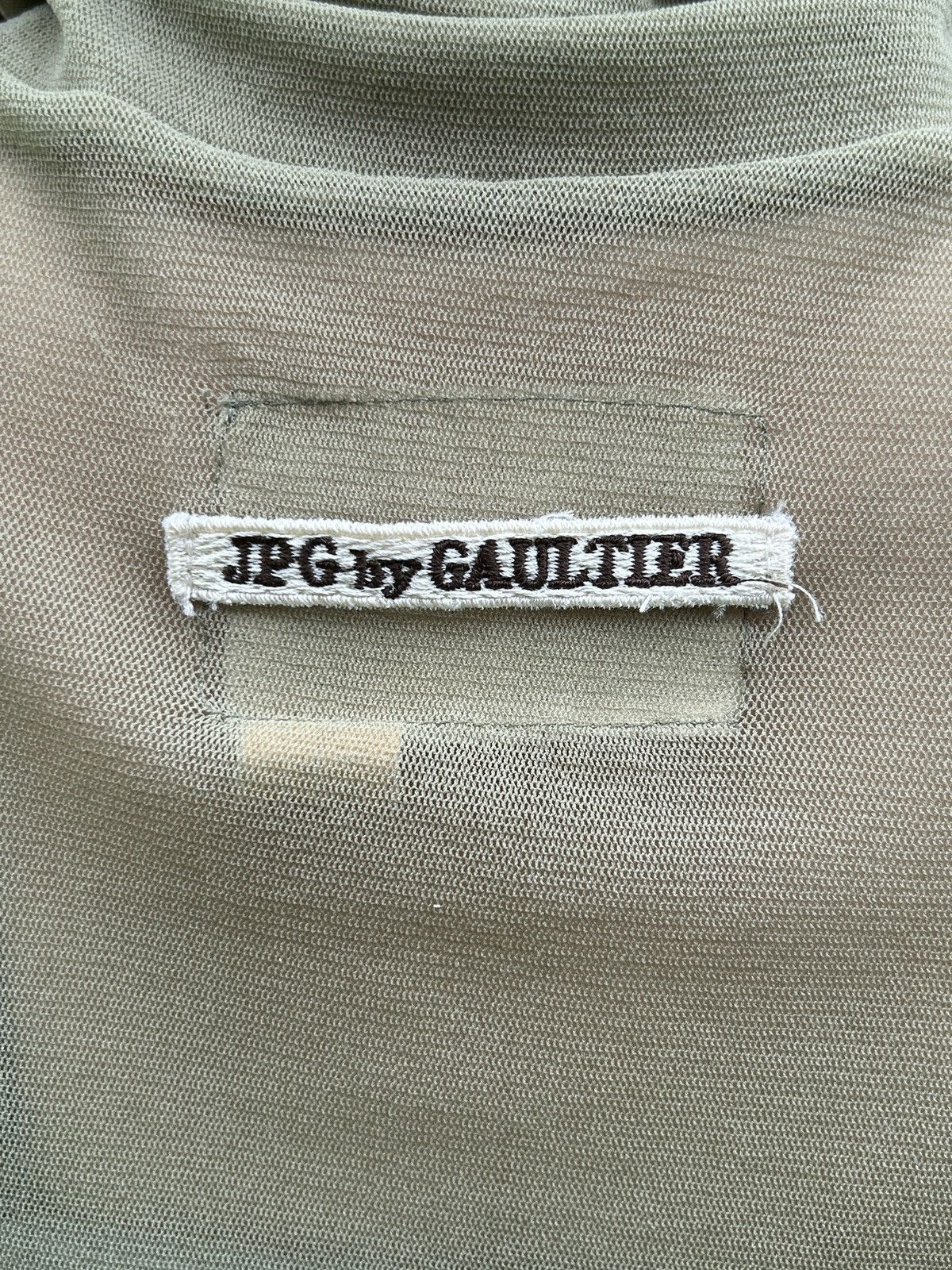 Jean Paul Gaultier JPG Jean Paul Gaultier Eye Bathing Woman Mesh Turtleneck Top Size L / US 10 / IT 46 - 5 Thumbnail