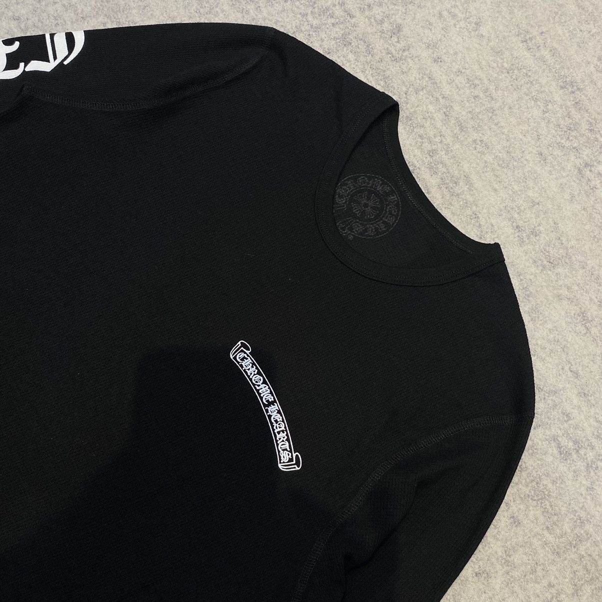Chrome Hearts Chrome Hearts Scroll Thermal long t-shirt black Size M / US 6-8 / IT 42-44 - 3 Thumbnail