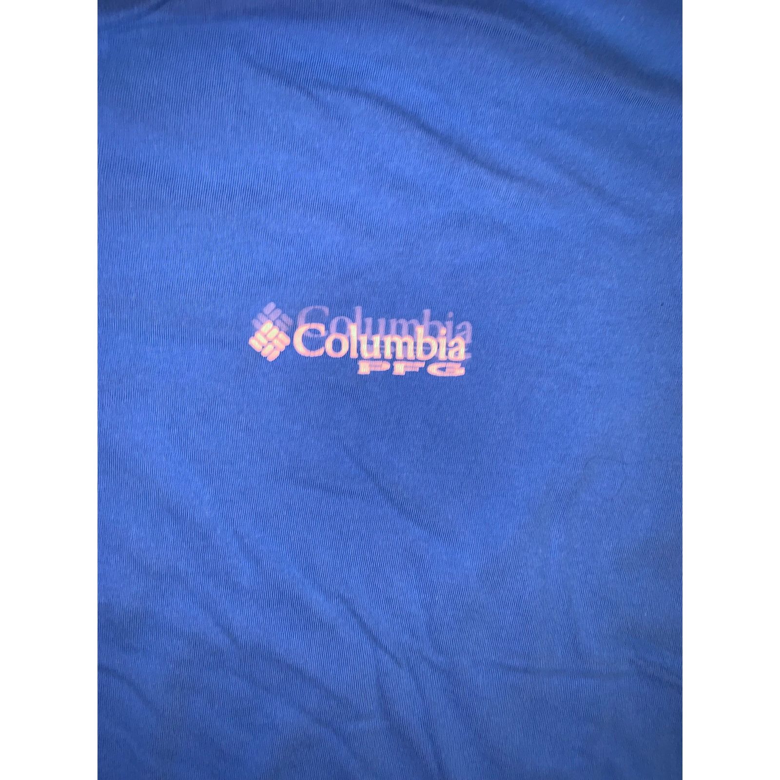 Columbia Columbia PFG Logo T Shirt XXL Royal Blue Pink Fishing Tee Size US XXL / EU 58 / 5 - 4 Thumbnail