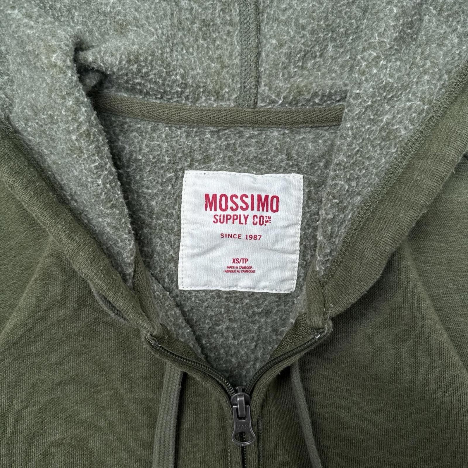 Mossimo Y2K Mossimo Green Zip Up Floral Sleeves Grunge 00s Jacket Size XS / US 0-2 / IT 36-38 - 4 Thumbnail
