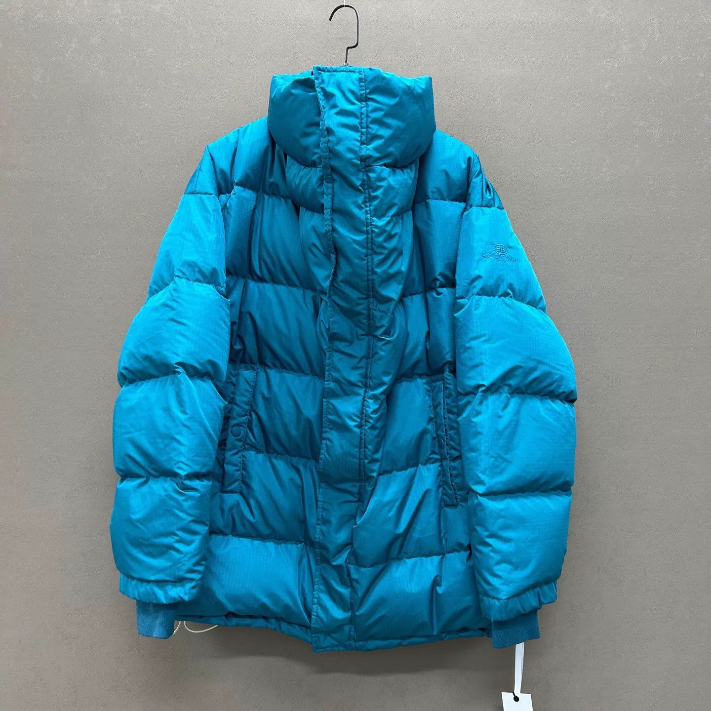 Balenciaga Balenciaga 99 New Lake Blue Puffer Jacket 46 Size US S / EU 44-46 / 1 - 1 Thumbnail