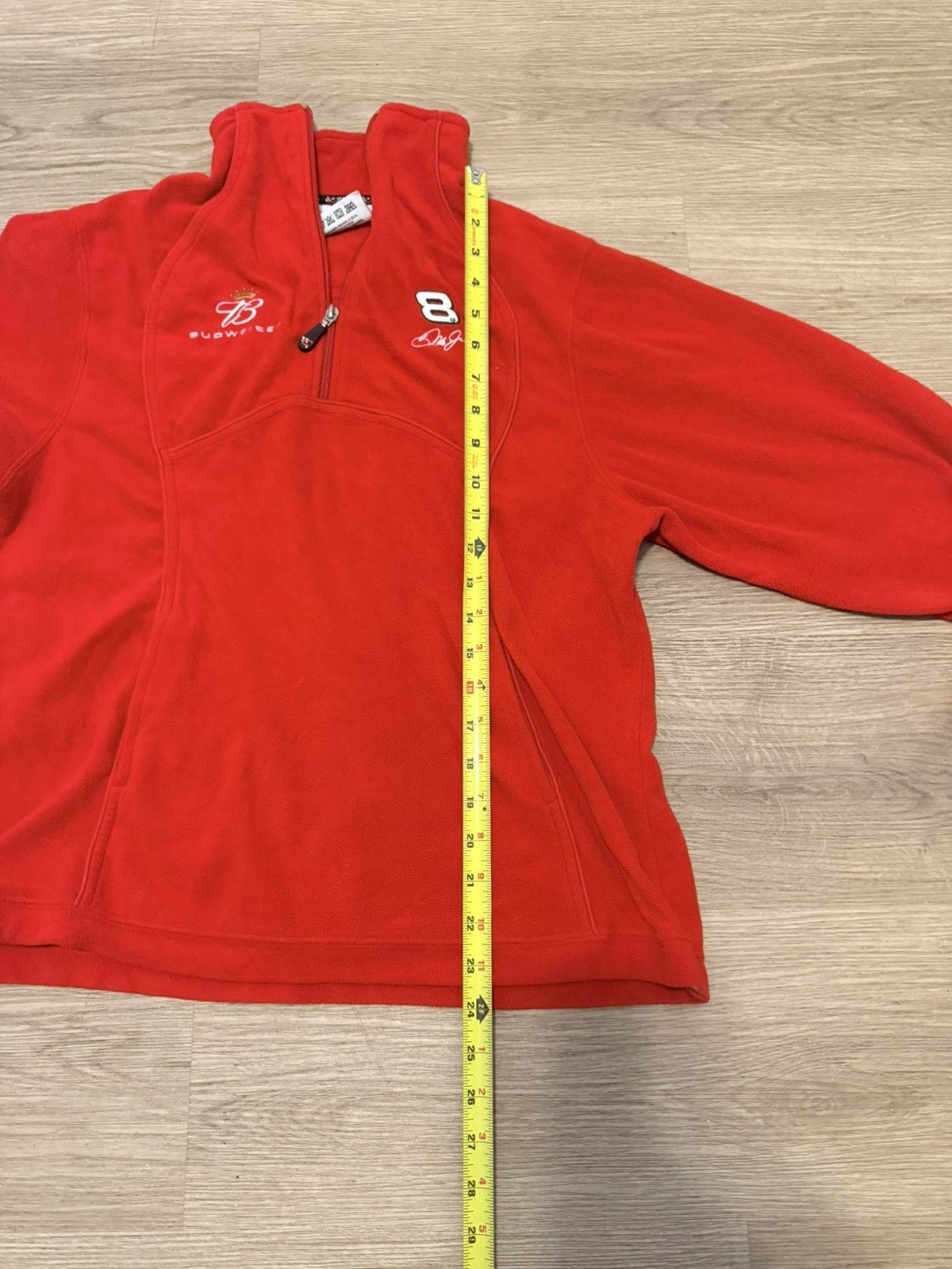NASCAR Budweiser Dale Jr. racing fleece pullover Size US S / EU 44-46 / 1 - 6 Thumbnail