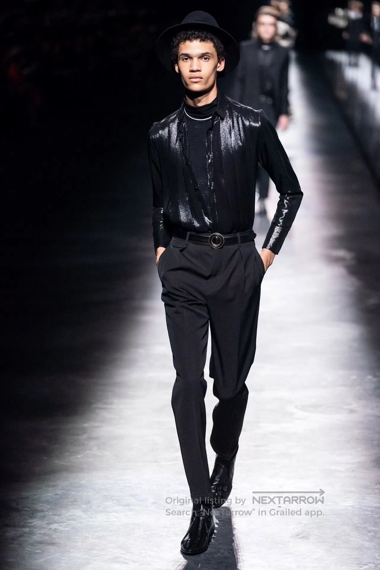 Saint Laurent Paris Saint Laurent Black High Neck Sweater. Size US XXL / EU 58 / 5 - 6 Thumbnail