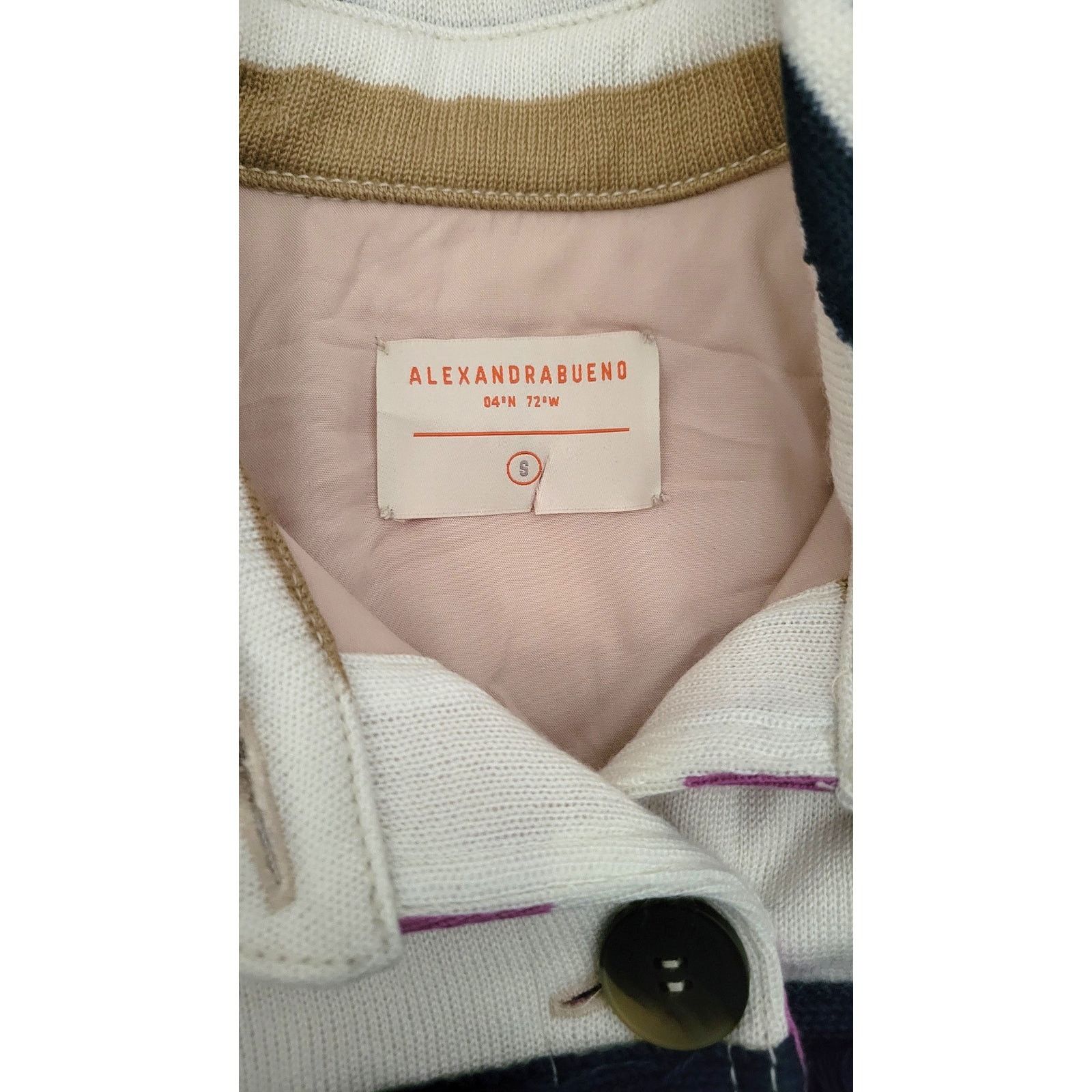 Other Alexandra Bueno Stripe Fringed Buttondown Jacket $398 SMALL Size S / US 4 / IT 40 - 6 Thumbnail