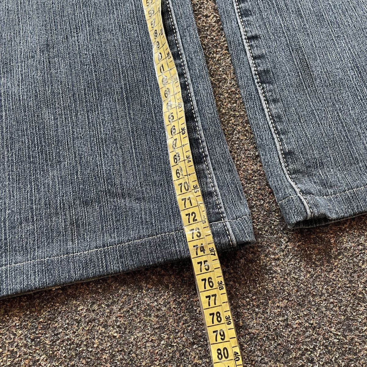 Vintage Vintage 90s Y2K Faded Denim Flared Jeans Baggy Americana 32 Size US 32 / EU 48 - 5 Thumbnail