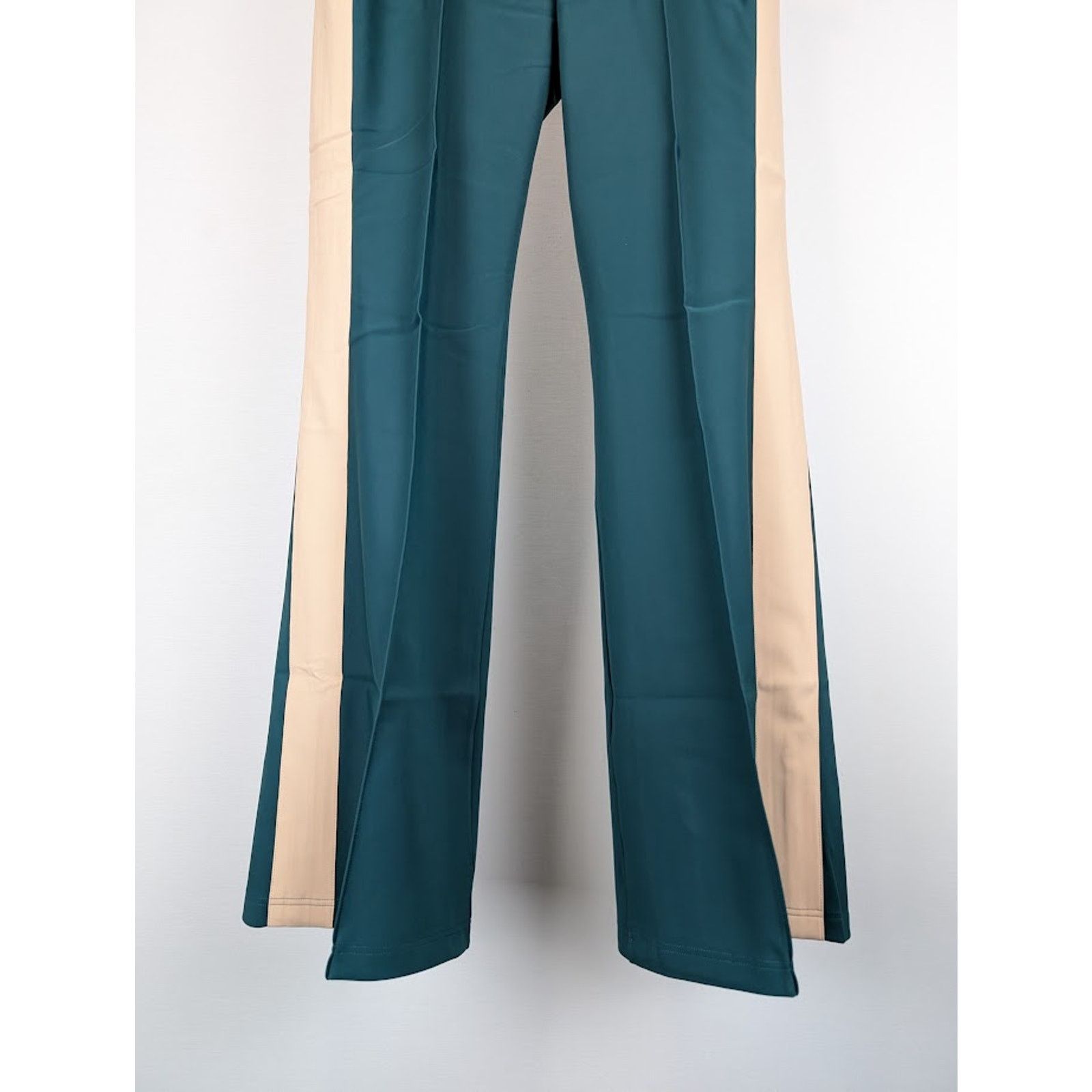 Palm Angels o1rshd1 Ultralight Flare Track Pant In Petrol Blue Size US 34 / EU 50 - 4 Thumbnail
