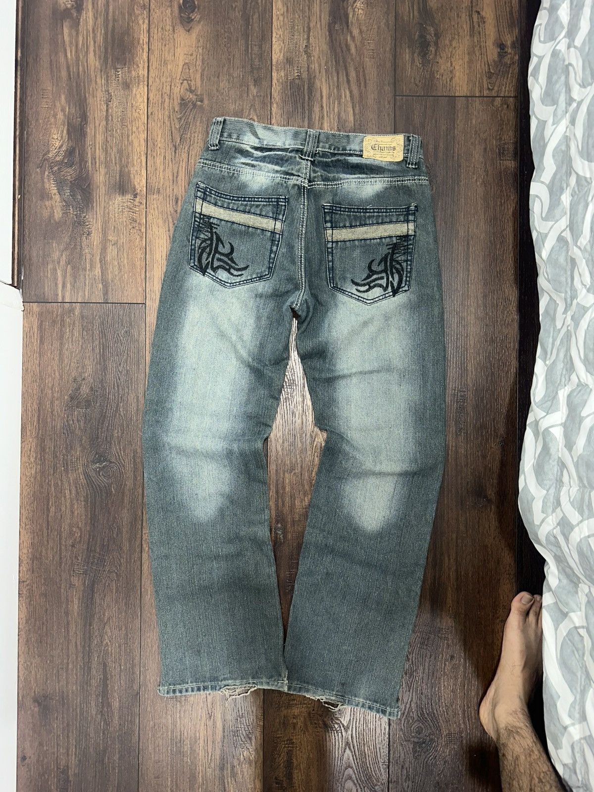 Japanese Brand × Vintage Baggy Blue Denim Size US 32 / EU 48 - 2 Thumbnail