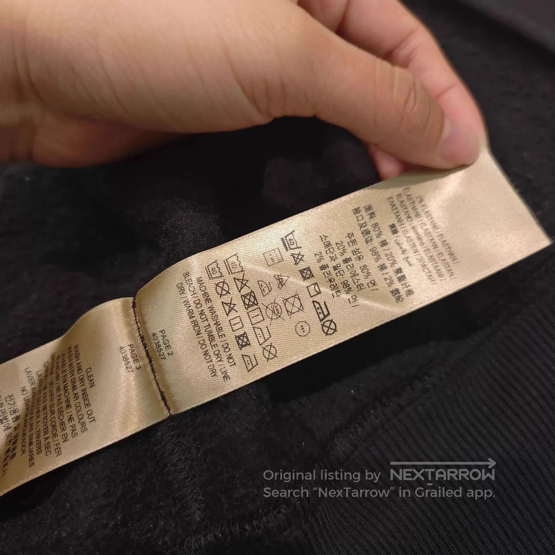 Burberry Black Zip-Up Hoodie with Check Lining, Size M. Size US M / EU 48-50 / 2 - 6 Thumbnail