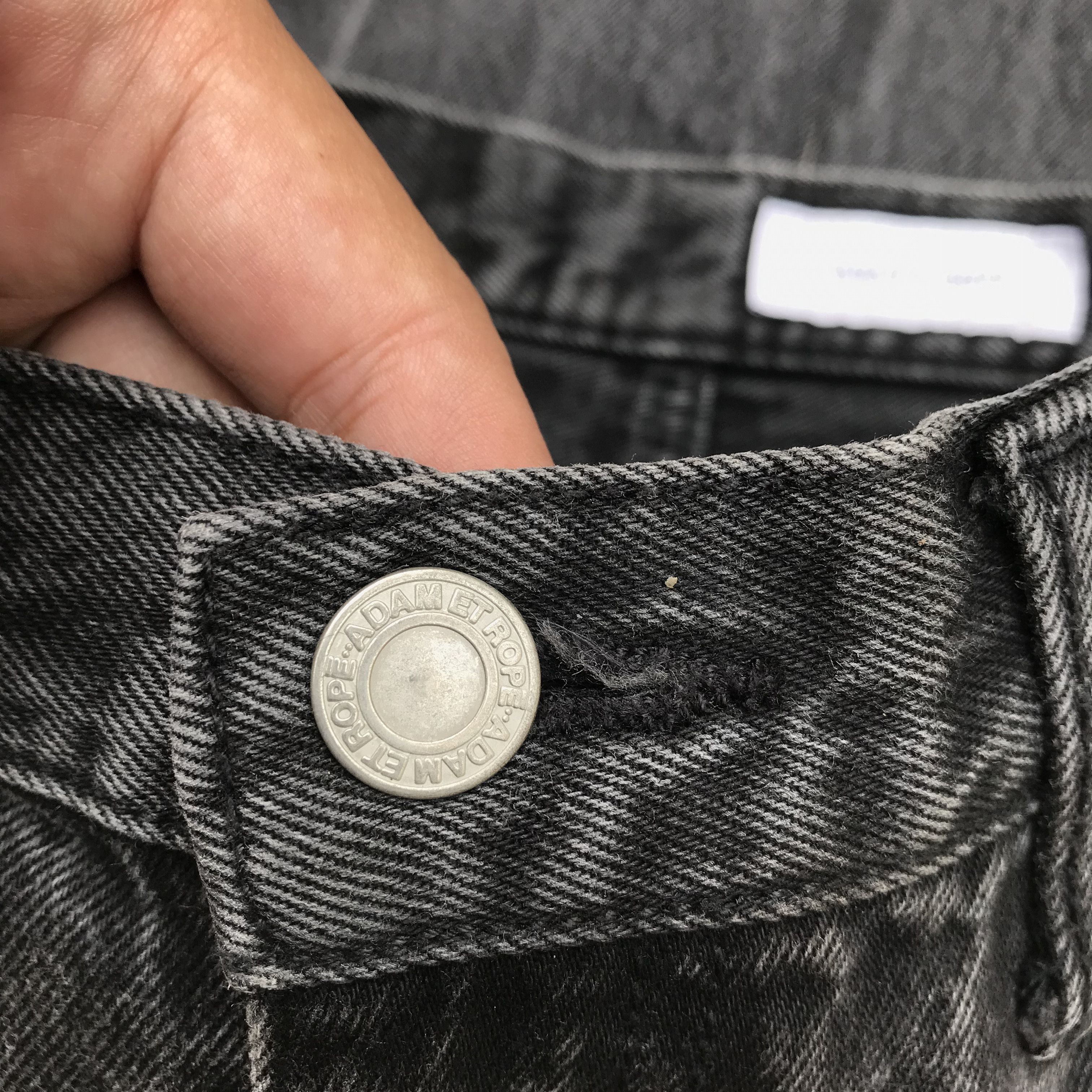 ADAM ET ROPE Adam Et Rope Straight Black Acid wash Jeans pants size 34 Size US 34 / EU 50 - 3 Thumbnail