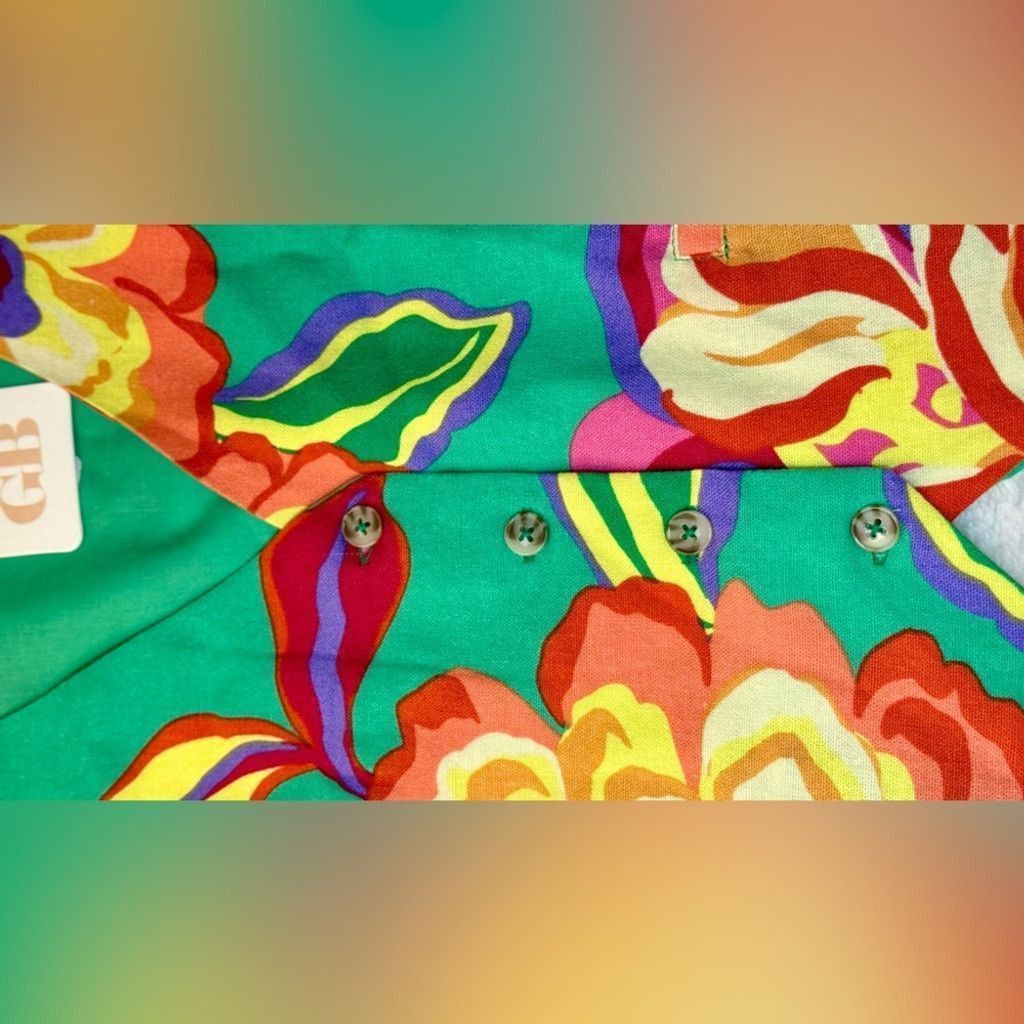 GB From GB, Floral Vest Size S / US 4 / IT 40 - 4 Thumbnail