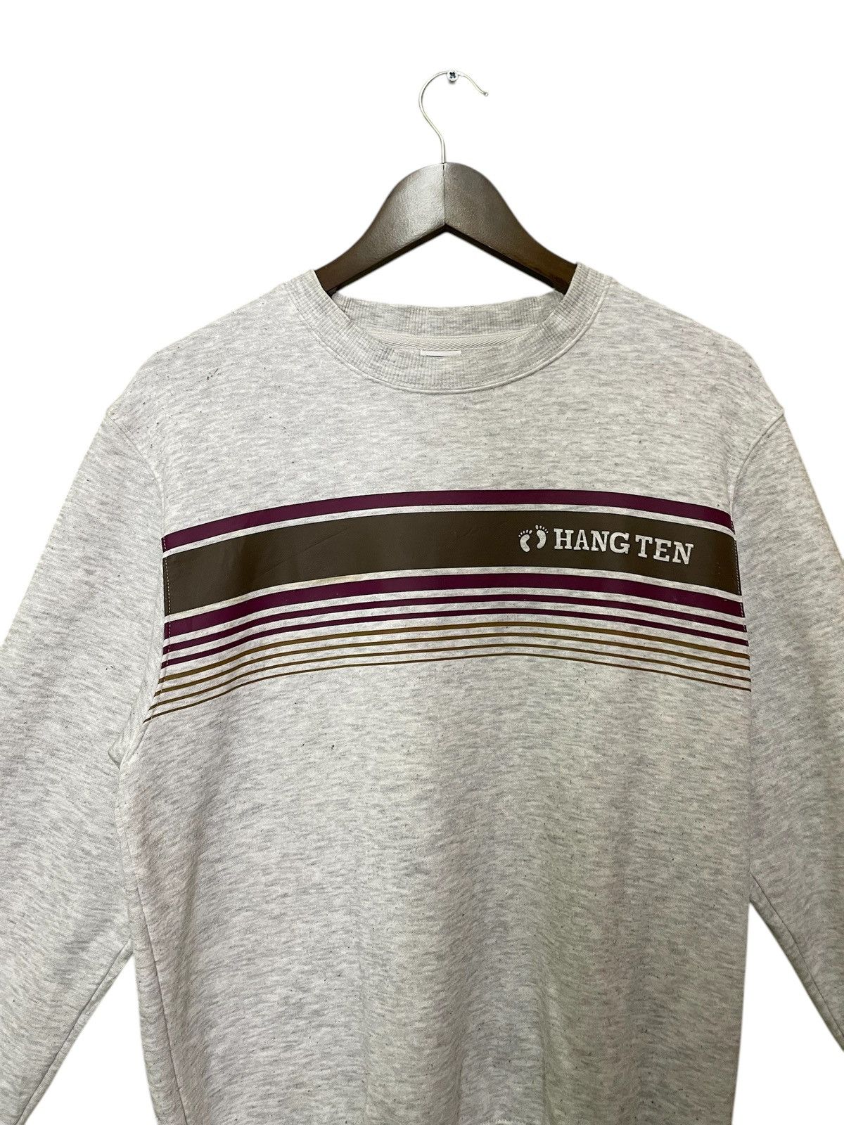Other VINTAGE 90s HANG TEN crewneck big logo printed sweatshirt Size US M / EU 48-50 / 2 - 4 Thumbnail