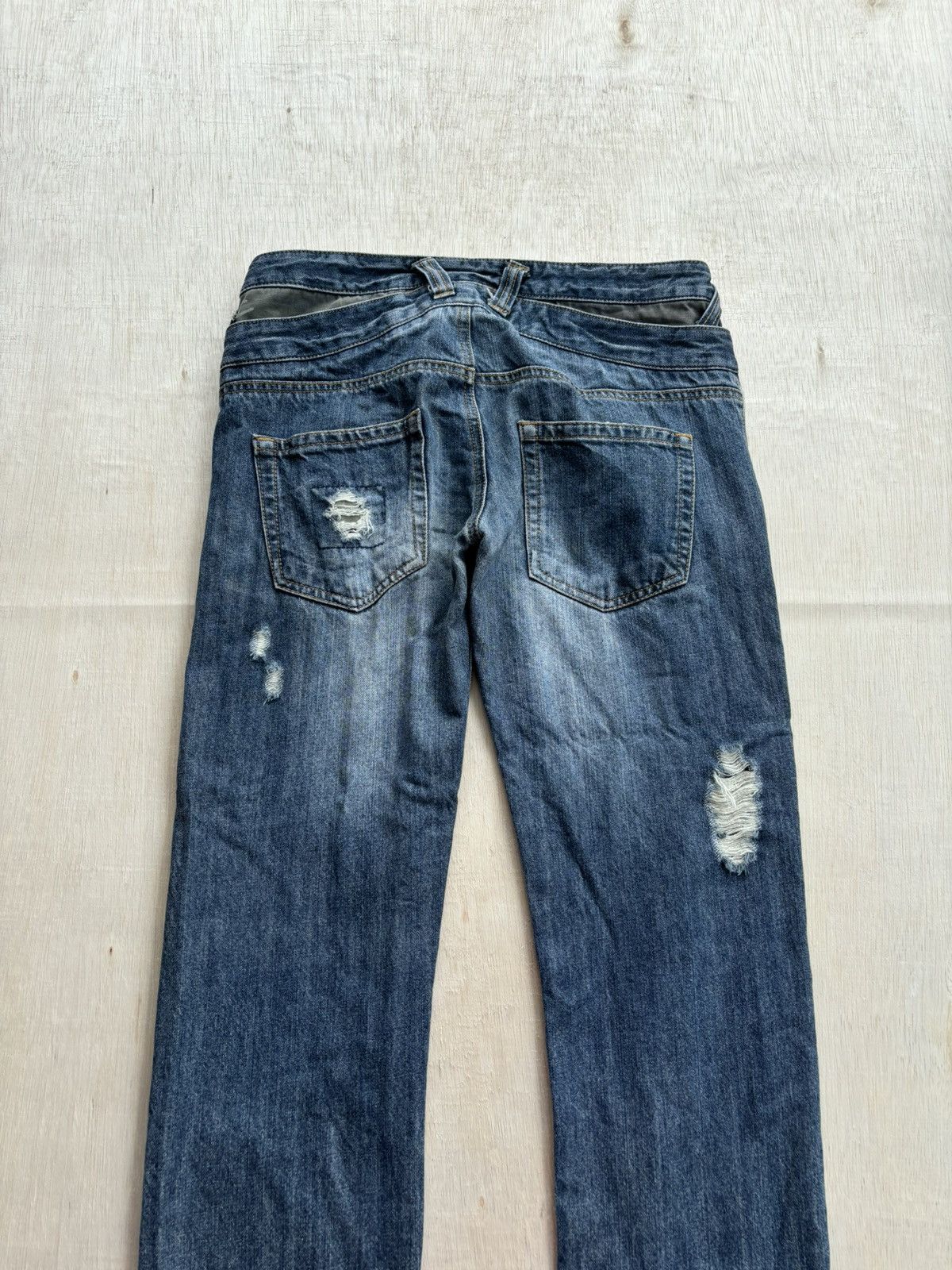 Hysteric Glamour × If Six Was Nine × Japanese Brand Distressed Denim Natural Leat Ifsixwasnine Style Jeans Size US 30 / EU 46 - 3 Thumbnail