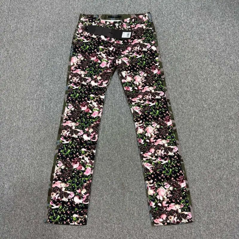 Givenchy Givenchy Men's Floral Print Casual Pants 0089 Size US 27 - 1 Thumbnail