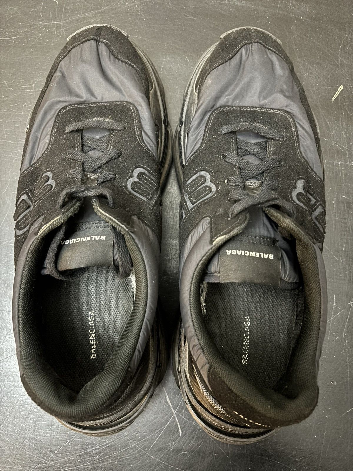 Balenciaga Balenciaga Triple S Nylon Black Size US 11 / EU 44 - 7 Thumbnail