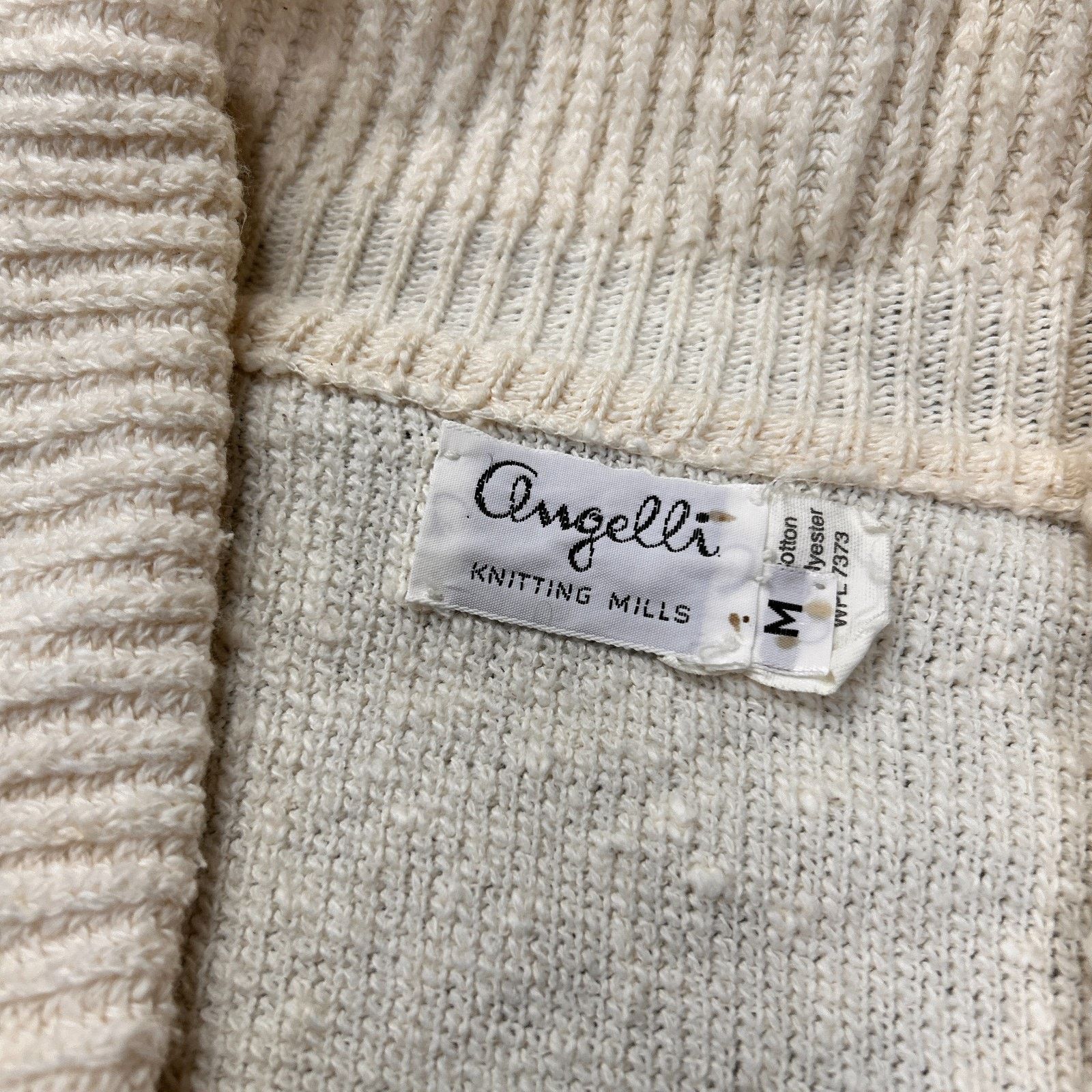 &Daughter Angellis Knitting Mills Cardigan Sweater Womens M Beige Size M / US 6-8 / IT 42-44 - 2 Thumbnail
