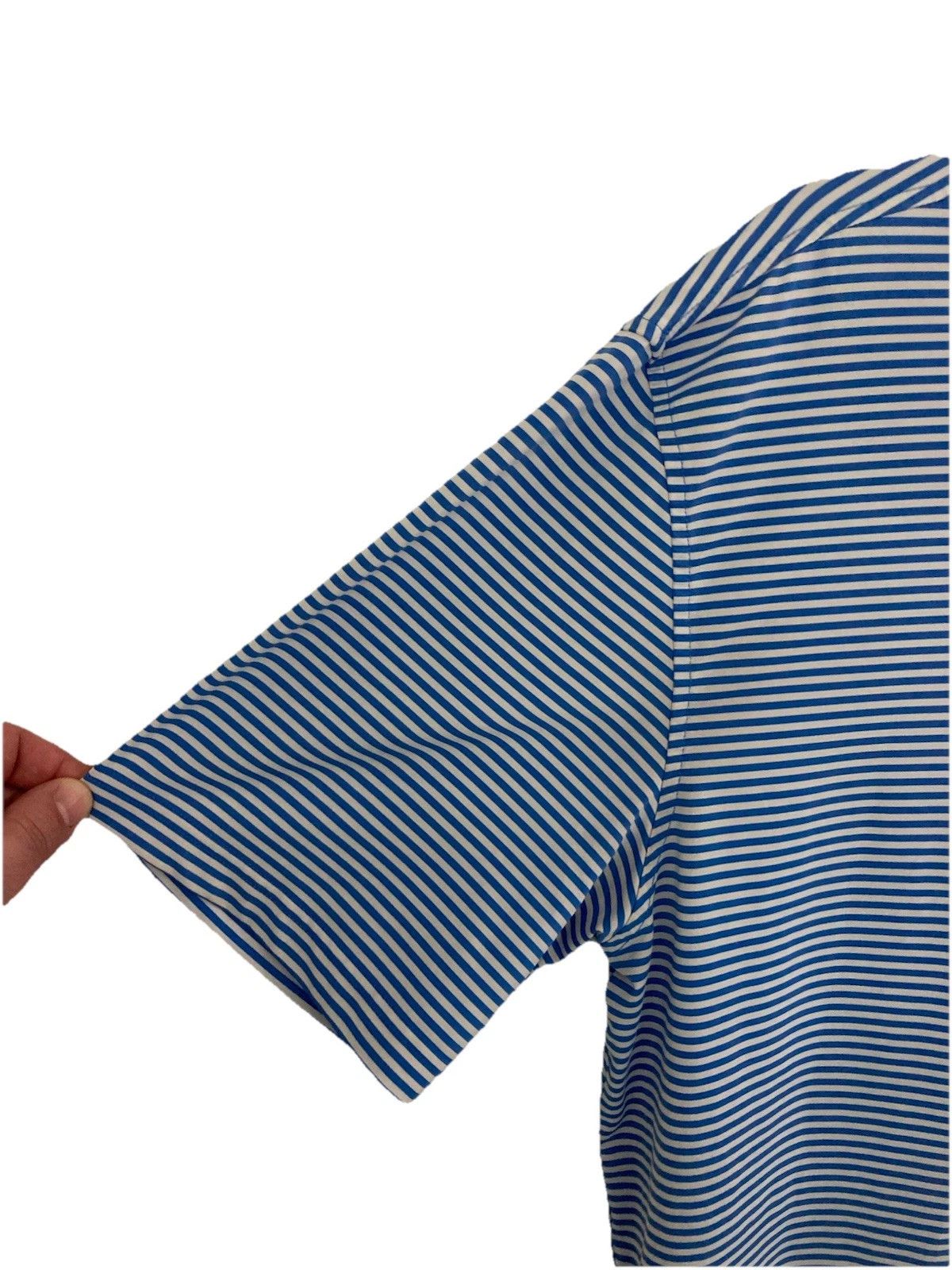 Other Masters Tech Golf Polo Striped S/S Performance Blue Size XL Size US XL / EU 56 / 4 - 4 Thumbnail