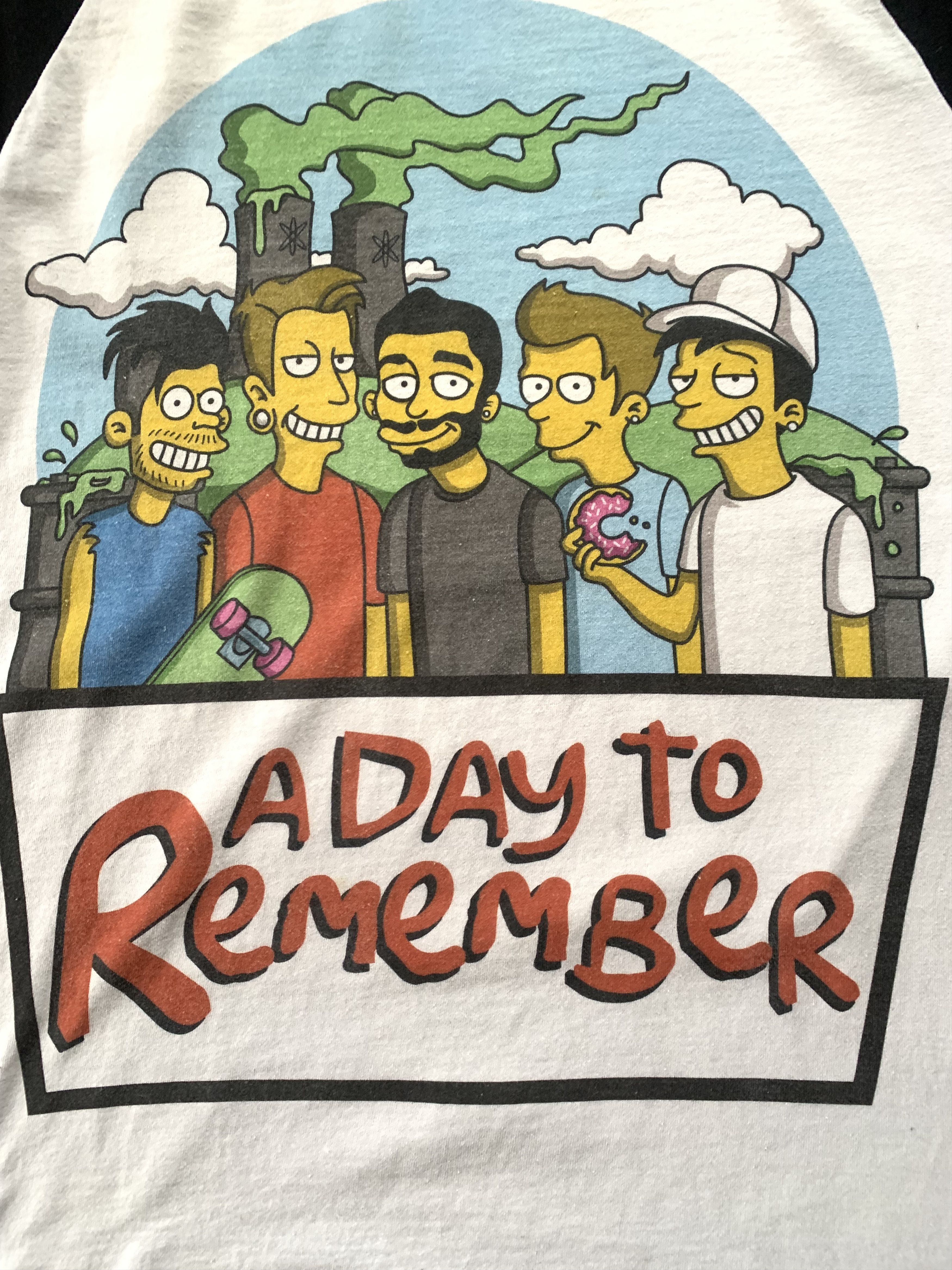 The Simpsons Mens The Simpsons A Day to Remember Cotton Long Sleeve Size US M / EU 48-50 / 2 - 5 Thumbnail