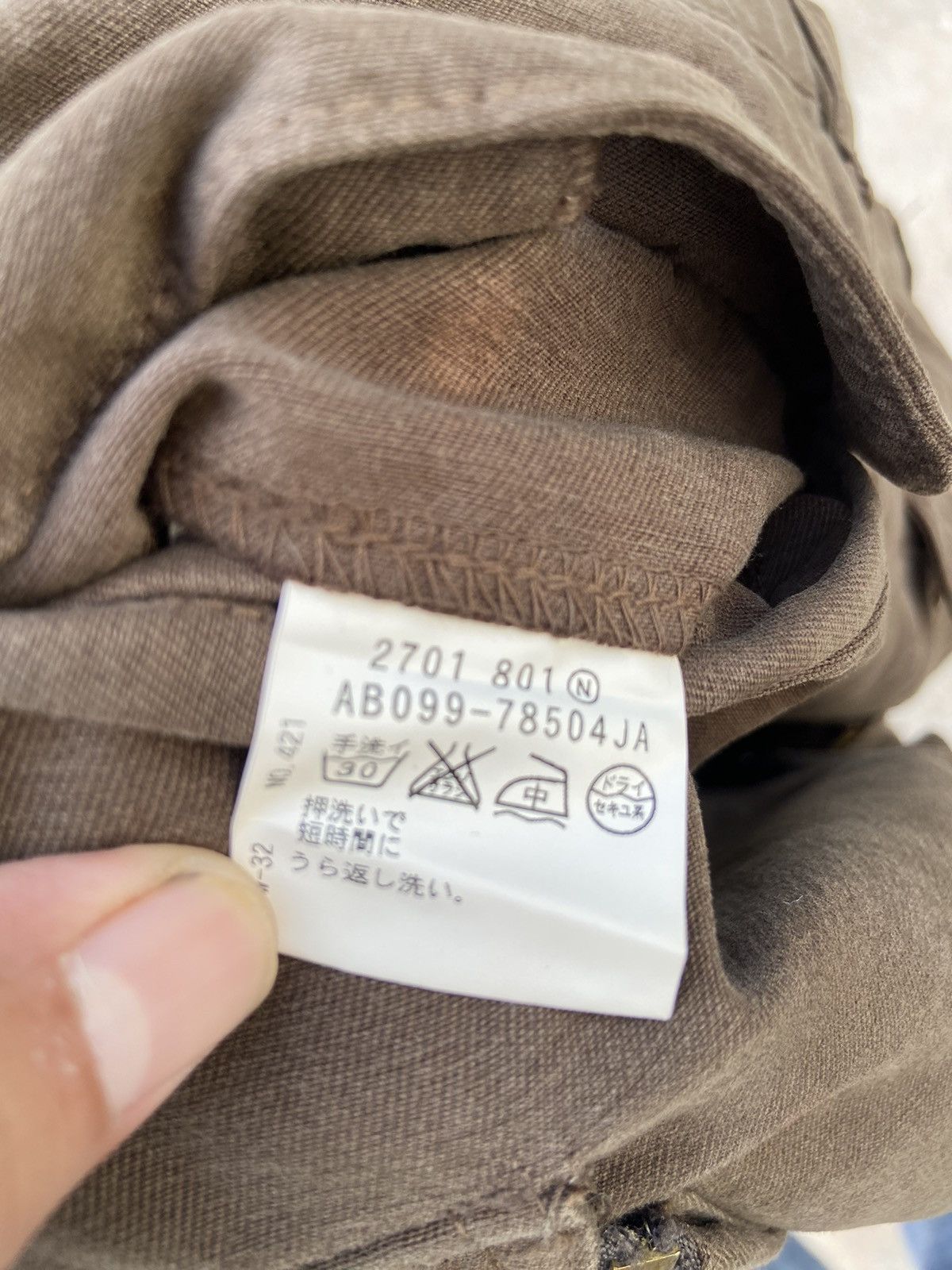Japanese Brand Takeo kikuchi cargo pants sun faded Size US 34 / EU 50 - 9 Thumbnail