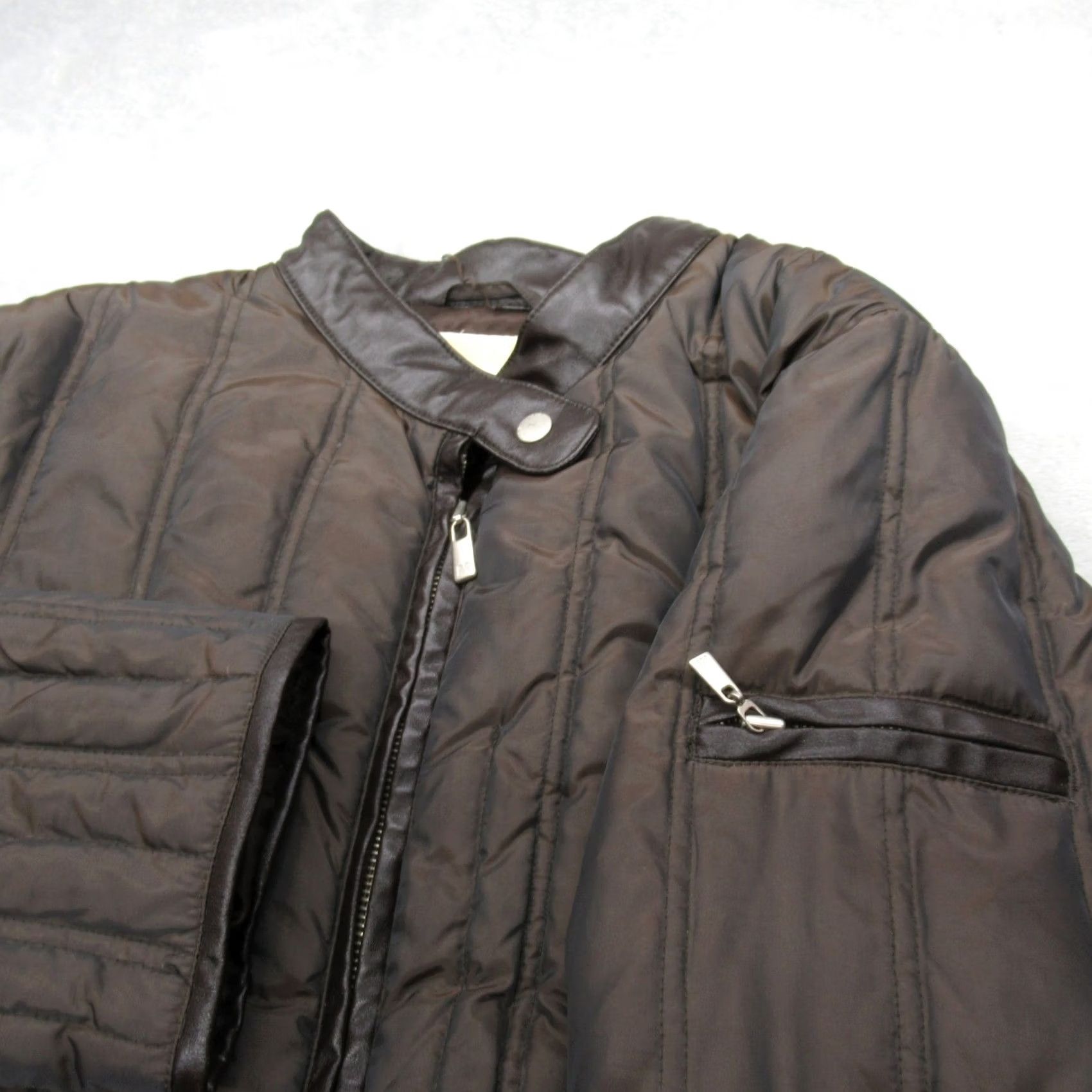 Michael Kors Michael Kors Puffer Jacket Womens XL Green Brown Quilted Insulated Down Full Zip Size XL / US 12-14 / IT 48-50 - 3 Thumbnail