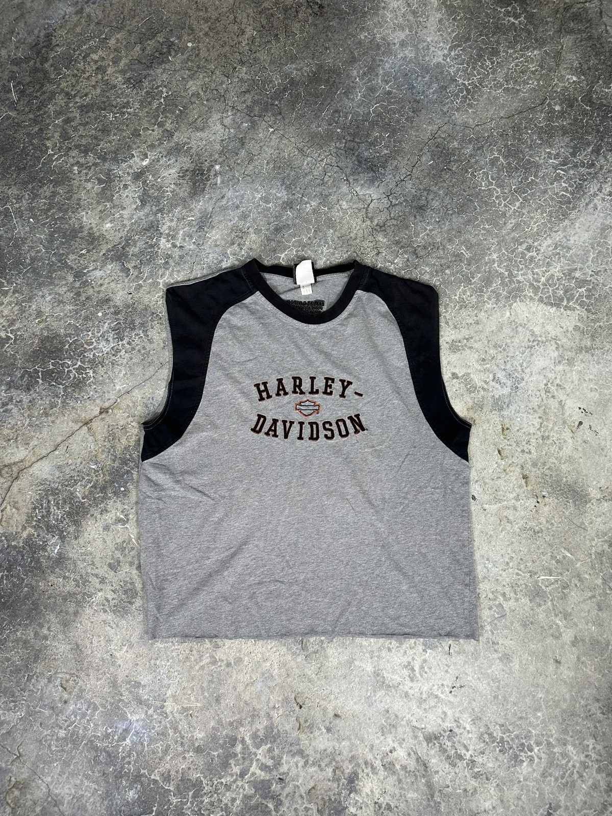 Harley Davidson × Vintage Vintage Harley Cutoff Size US L / EU 52-54 / 3 - 1 Thumbnail
