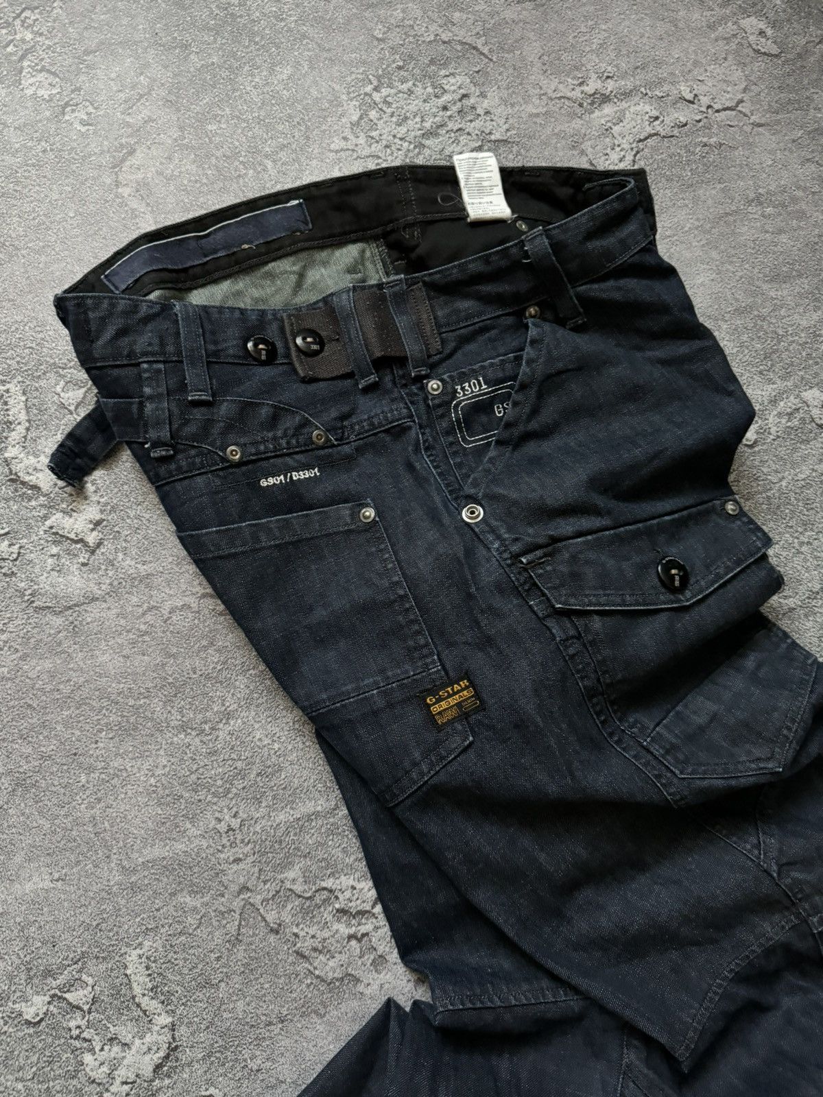 ラッキー G star raw 33/32 storm Elwood denim pant trouser Jean chino