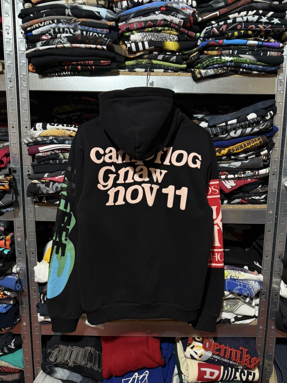 Rap Tees Lucky Me I see Ghosts Kanye West Style Rap Hoodie Y2K Hype Size US L / EU 52-54 / 3 - 2 Thumbnail