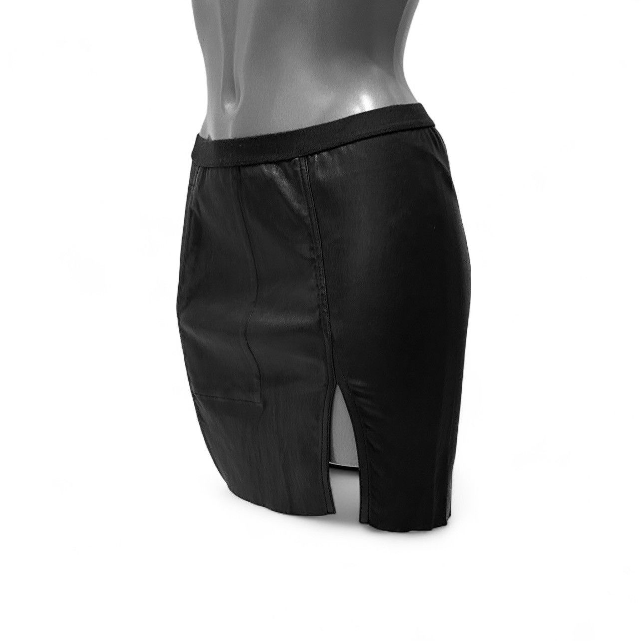 Rick Owens Rick Owens SS21 PHLEGETHON Leather Skirt Size 26" / US 2 / IT 38 - 2 Thumbnail