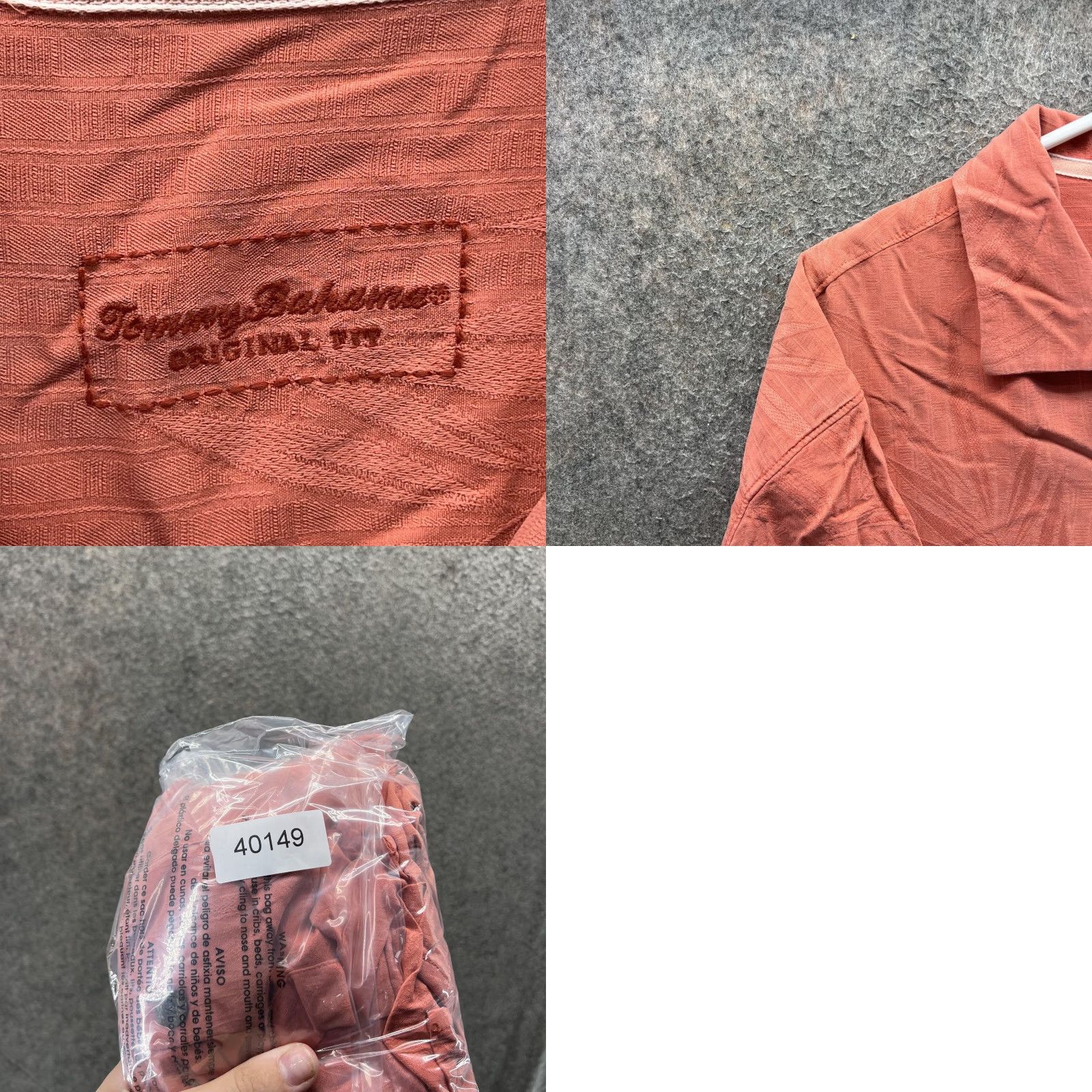 Tommy Bahama Tommy Bahama Shirt Men L Pink Silk Camp Button Front Tropical Hawaiian Tropical Patch Pocket Short Sleeve Casual Travel Size US L / EU 52-54 / 3 - 8 Thumbnail