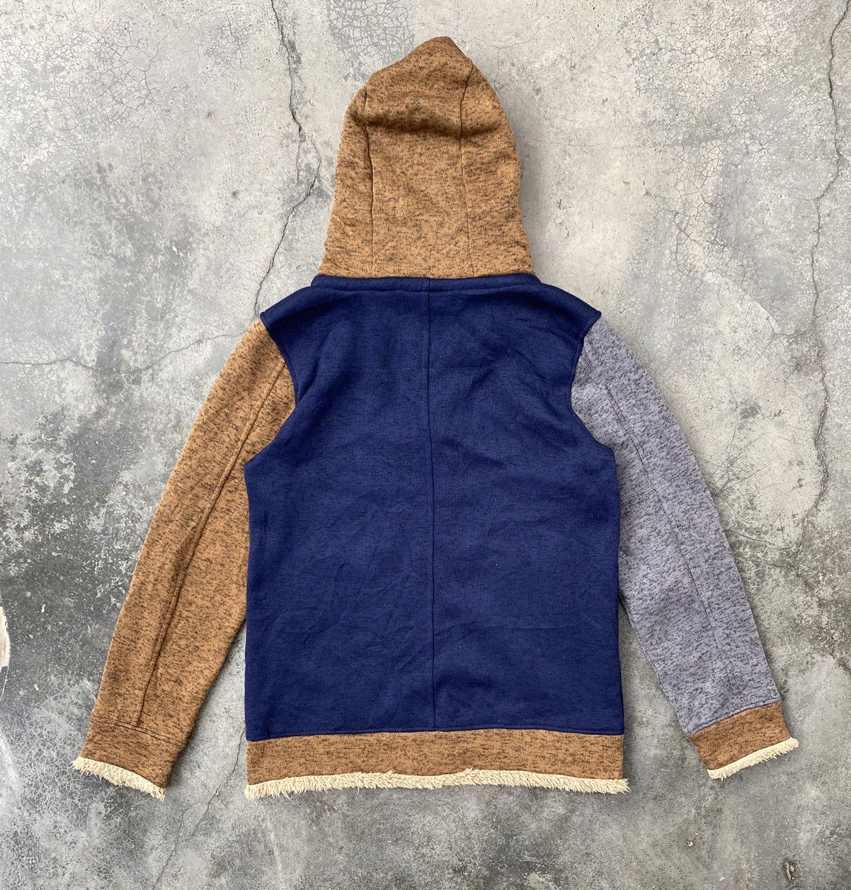 Japanese Brand Rare🔥Vintage 90s Patchwork Hoodie Full Zippup Size US M / EU 48-50 / 2 - 2 Thumbnail