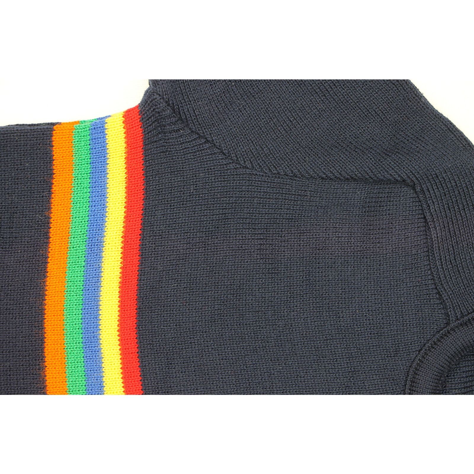 Vintage Vintage Demetre Rainbow Striped Ski Funky Knit Sweater Size XS / US 0-2 / IT 36-38 - 6 Thumbnail