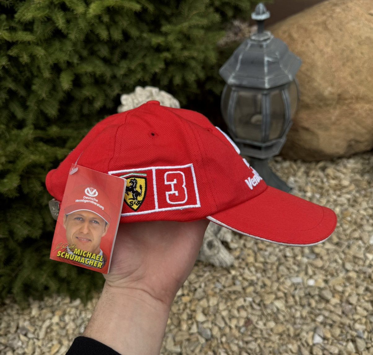 Vintage FERRARI Formula 1 Racing Team Michael Schumacher Cap Hat Size ONE SIZE - 4 Thumbnail