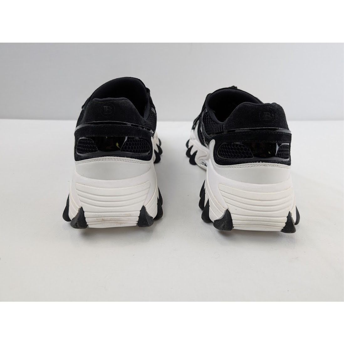 Balmain o1rshd1 Men's B-East Low-Top Sneakers in Black/White Size US 12 / EU 45 - 10 Thumbnail