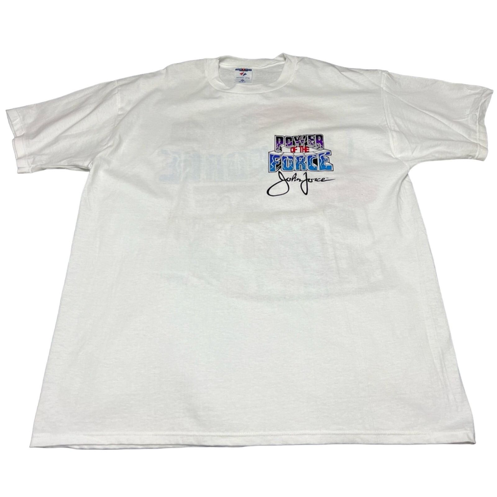 Jerzees Vintage JOHN FORCE 1997 NHRA RACING Made in USA Shirt NEW Size US XL / EU 56 / 4 - 3 Thumbnail