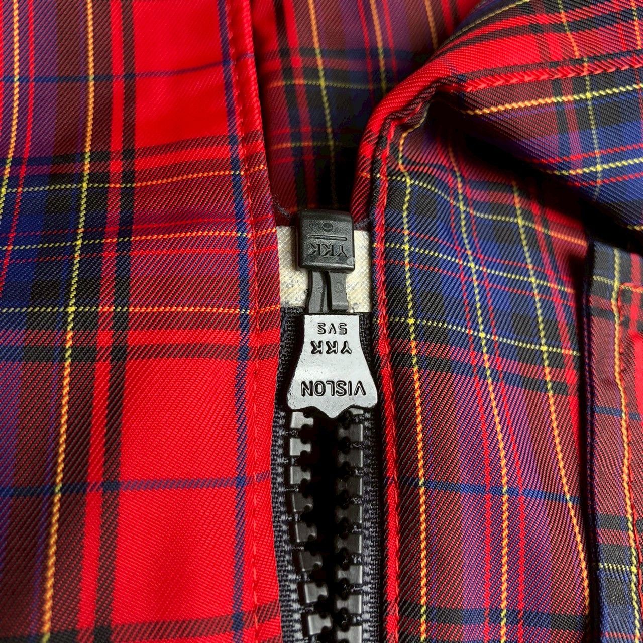 Journal Standard Vintage Y2K Journal Standard Red Tartan Nylon Coat Size US M / EU 48-50 / 2 - 8 Thumbnail