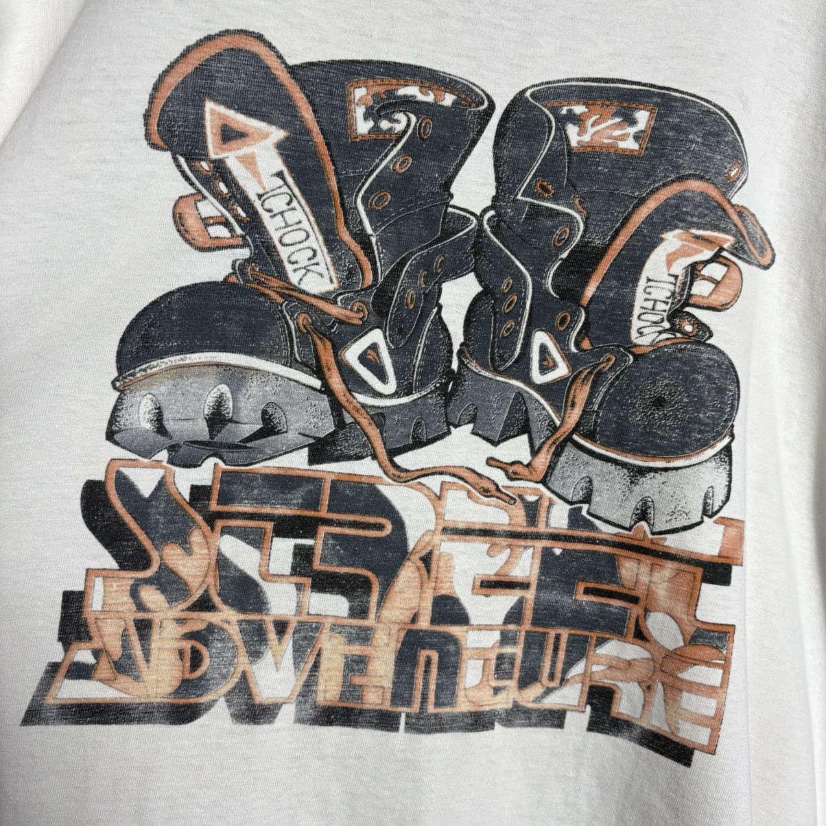 Band Tees × Vintage Vintage Dr Tchock Boots / Radiohead T-Shirt Size US XL / EU 56 / 4 - 2 Thumbnail