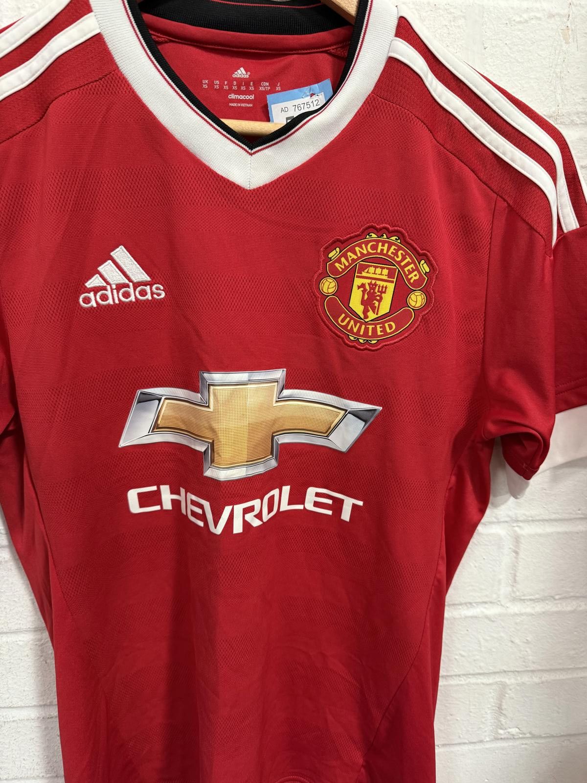 Adidas Manchester United football shirt Size XS / US 0-2 / IT 36-38 - 3 Thumbnail