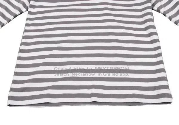 Comme des Garcons Comme des Garcons Grey vintage striped top Size M / US 6-8 / IT 42-44 - 6 Thumbnail