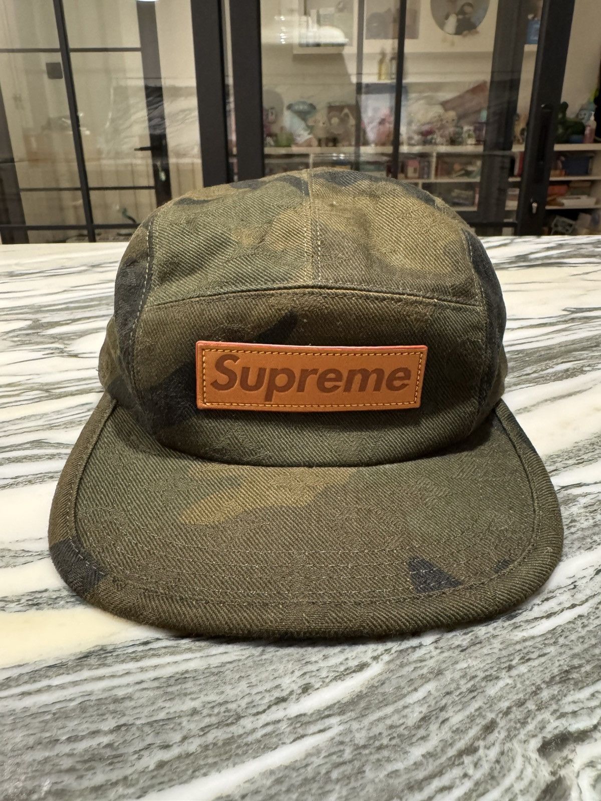 Supreme SET OF 3 Supreme LV Monogram Camp Hat Louis Vuitton