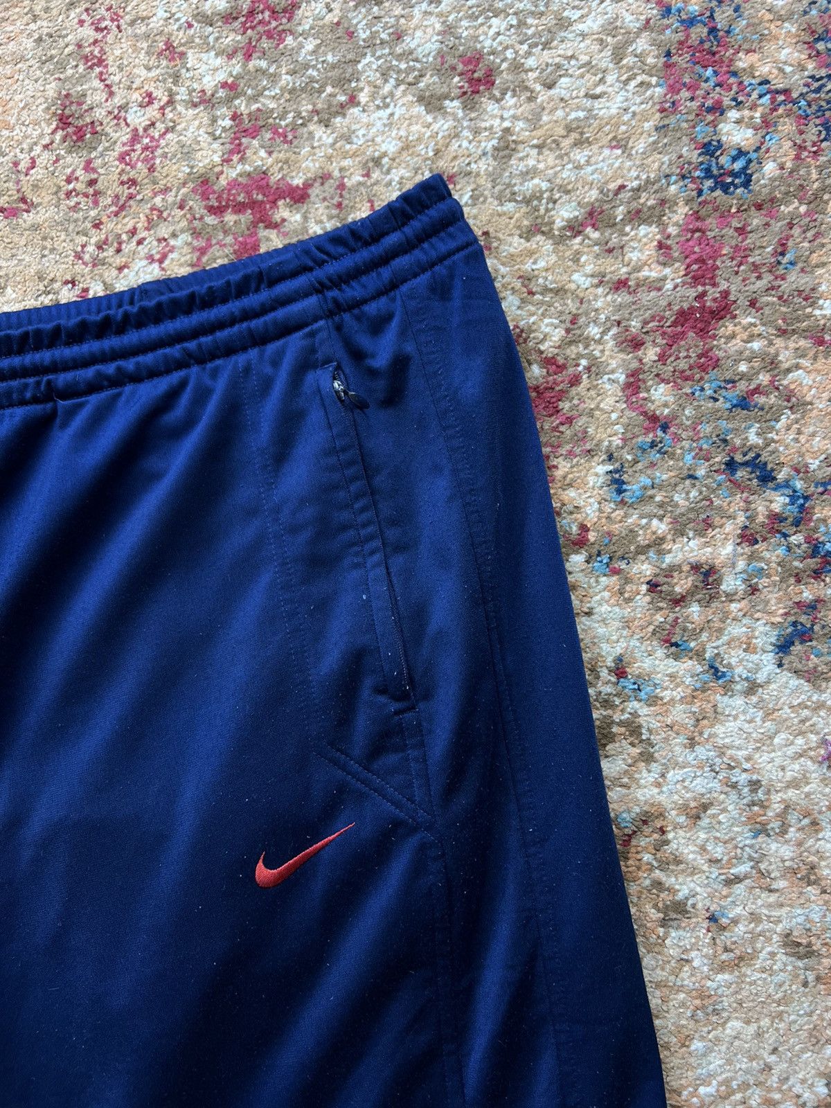 Nike × Vintage 🧞‍♂️ 90’s NIKE RETRO TRACK PANTS BAGGY SWOOSH LOGO Y2K Size US 32 / EU 48 - 2 Thumbnail