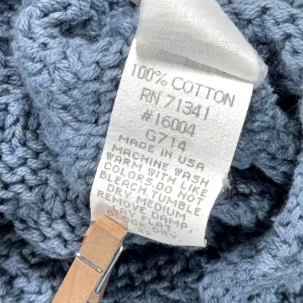 Vintage VINTAGE L.L.Bean Sweater Shirt Adult XLT Blue Herringbone Knit Fisherman US 90s Mens XLT Size US XL / EU 56 / 4 - 6 Thumbnail