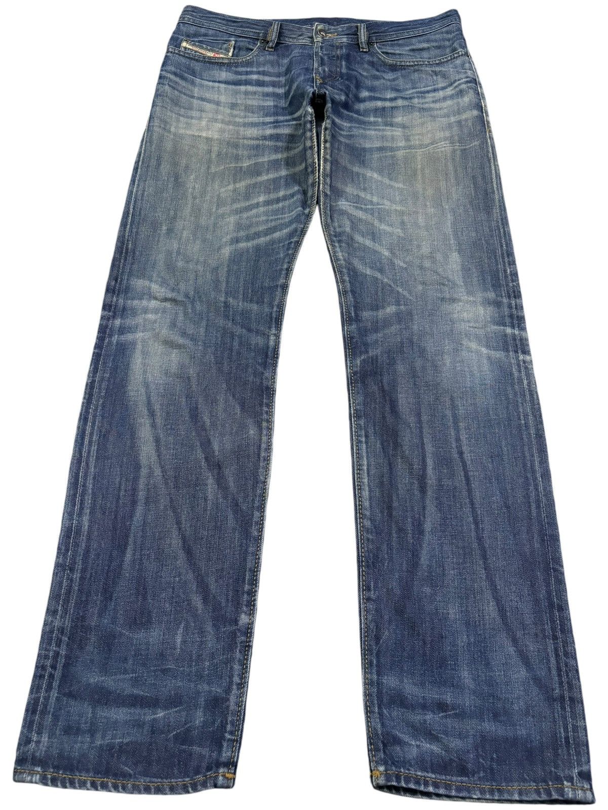 Diesel Vintage Y2K Diesel Industry 3D Buster Slim Clawmark Jeans Size US 34 / EU 50 - 1 Thumbnail