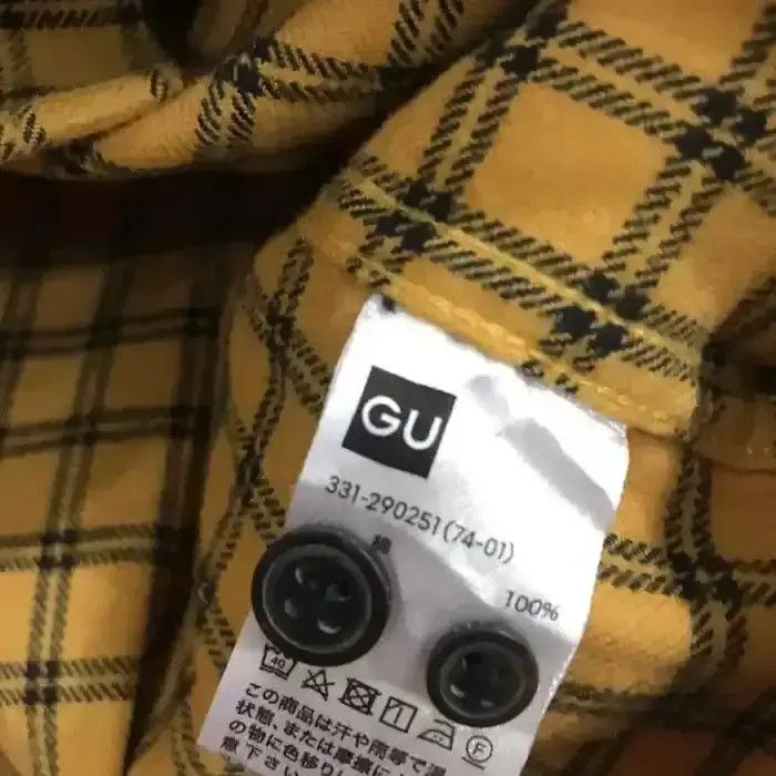 GU Japanese Brand G.U Plaid Tartan Flannel Shirt Size US M / EU 48-50 / 2 - 4 Thumbnail