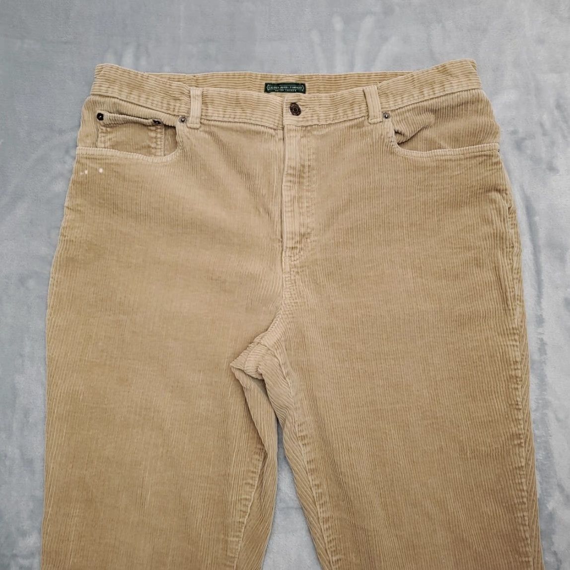 Ralph Lauren Lauren Ralph Lauren Pants Women 16 Corduroy Light Brown Chino 28in Inseam Zipper Pockets Size 38" / US 16 / IT 52 - 5 Thumbnail