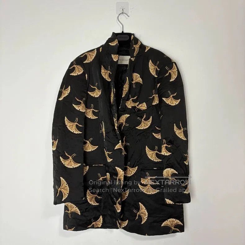 Dries Van Noten Dries Van Noten Embroidered Leaf Jacket. Size US L / EU 52-54 / 3 - 1 Thumbnail