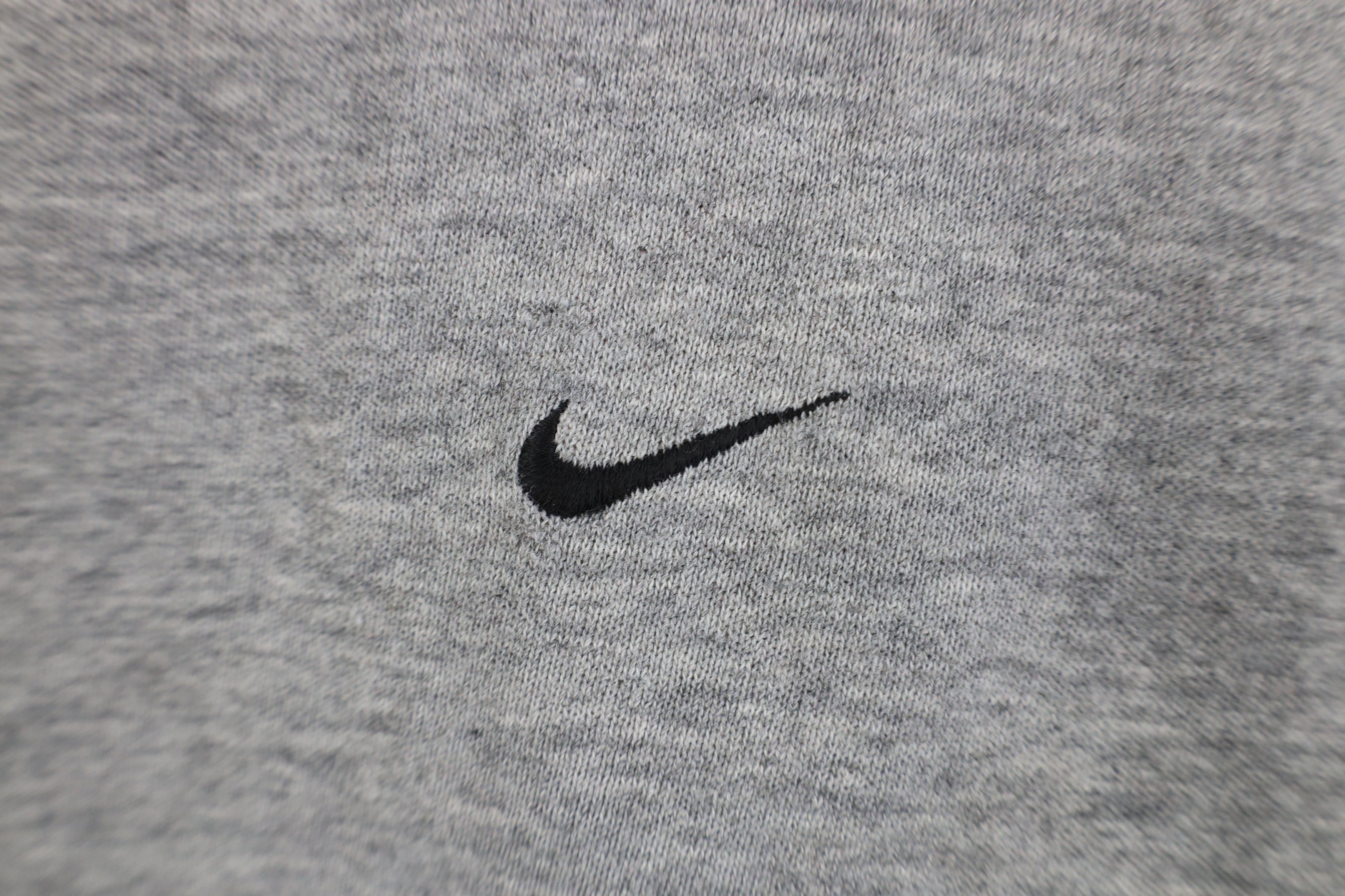 Nike Vintage 90s Nike Scott Mini Swoosh Sweatshirt Gray USA Size US L / EU 52-54 / 3 - 4 Thumbnail