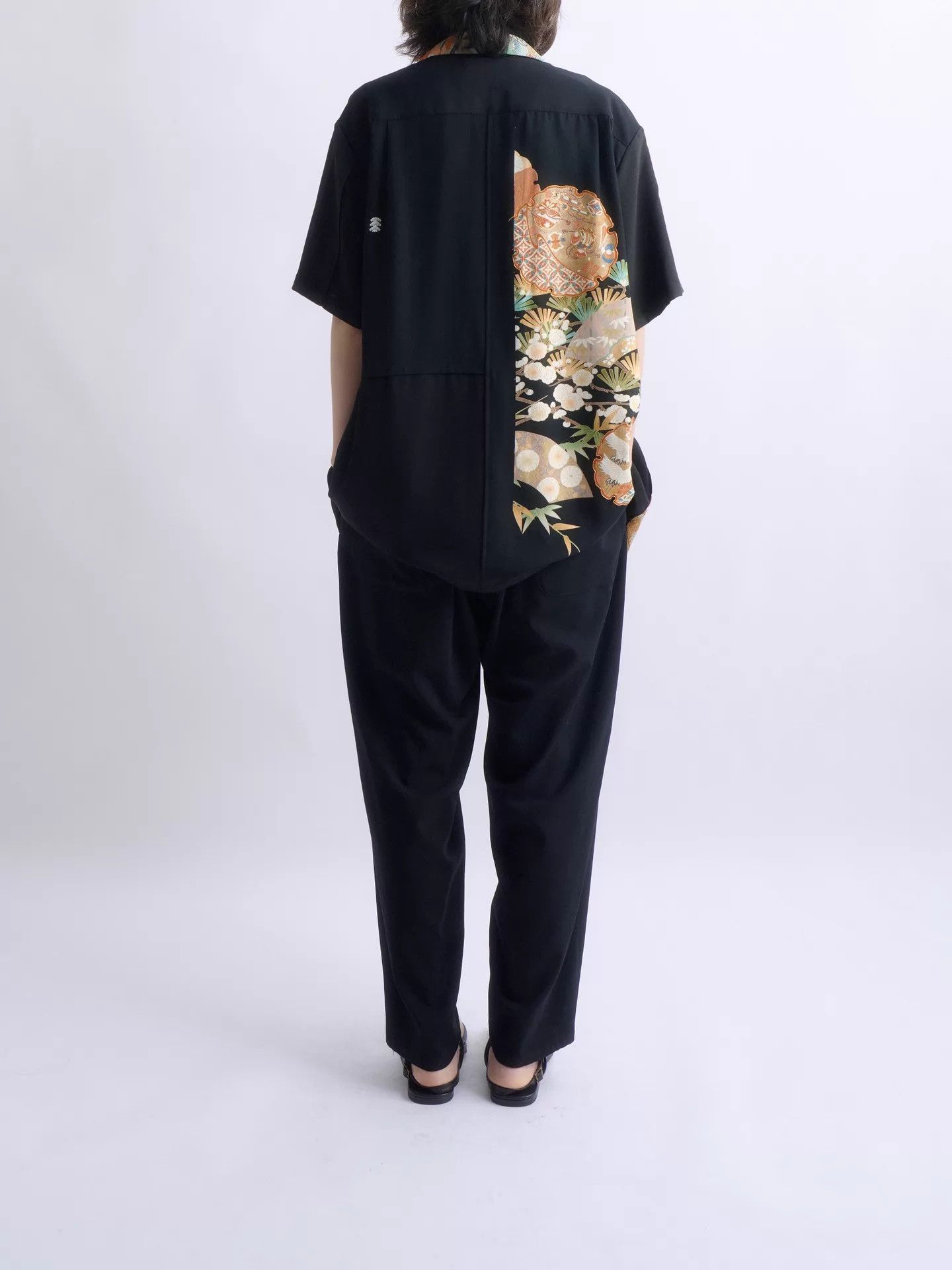 Aviva Jifei Xue Aviva Jifei Xue Antique Kimono Silk Patchwork Shirt Size US L / EU 52-54 / 3 - 4 Thumbnail