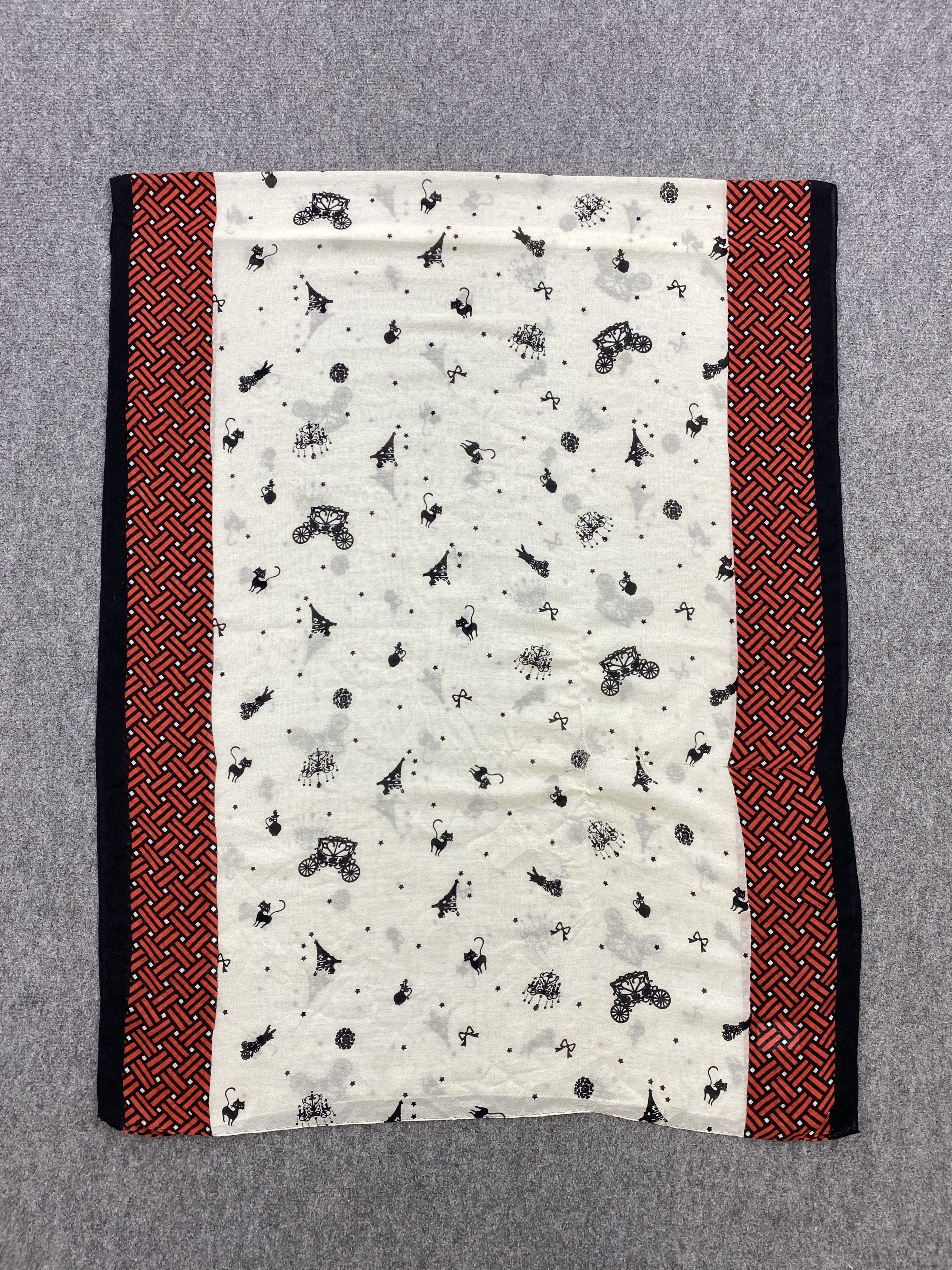 Other Licentia Wool Scarf Shawl Babushka head Scarf SN0041 Size ONE SIZE - 7 Thumbnail