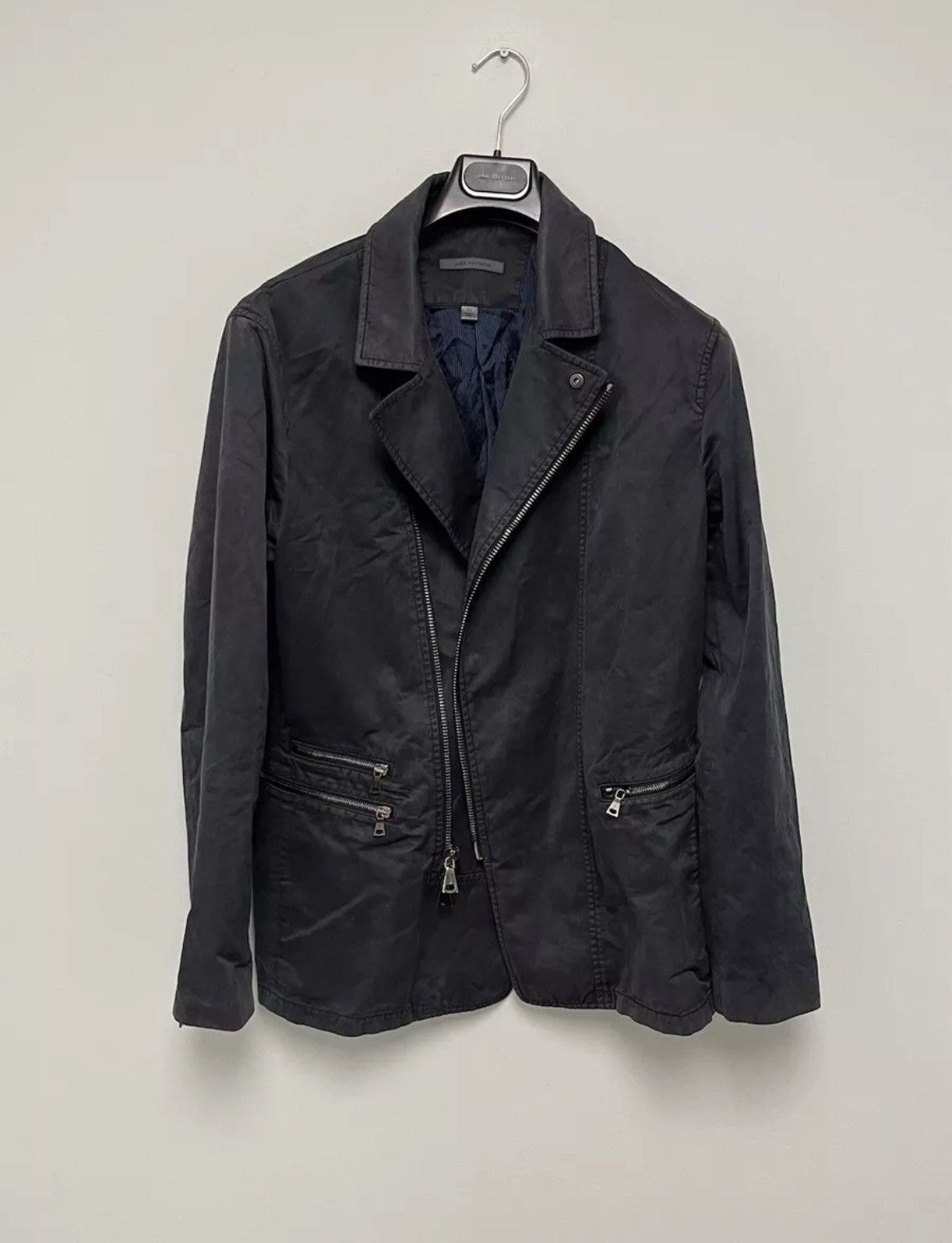 John Varvatos Asymmetric Rider Jacket Size EU 50 USA 40 medium Size US M / EU 48-50 / 2 - 5 Thumbnail