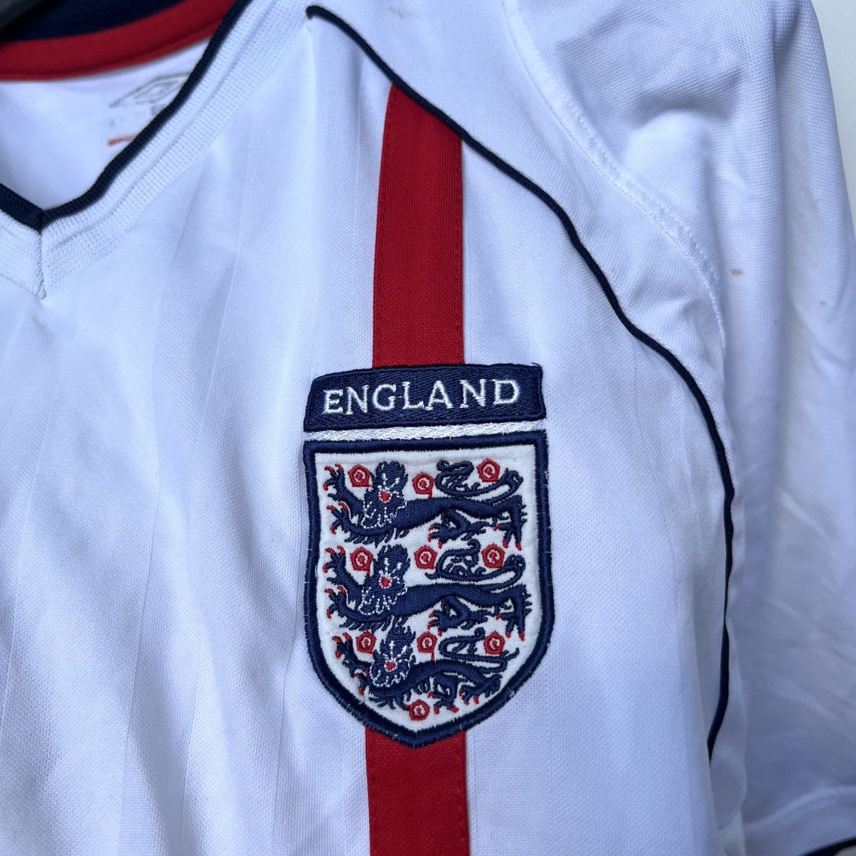 Umbro Vintage England 2001 2003 Home Soccer Jersey Football Shirt Size US XL / EU 56 / 4 - 4 Thumbnail